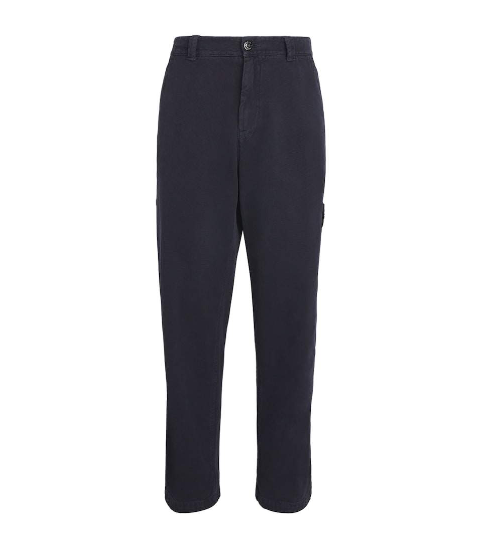 Cotton Compass Straight Trousers