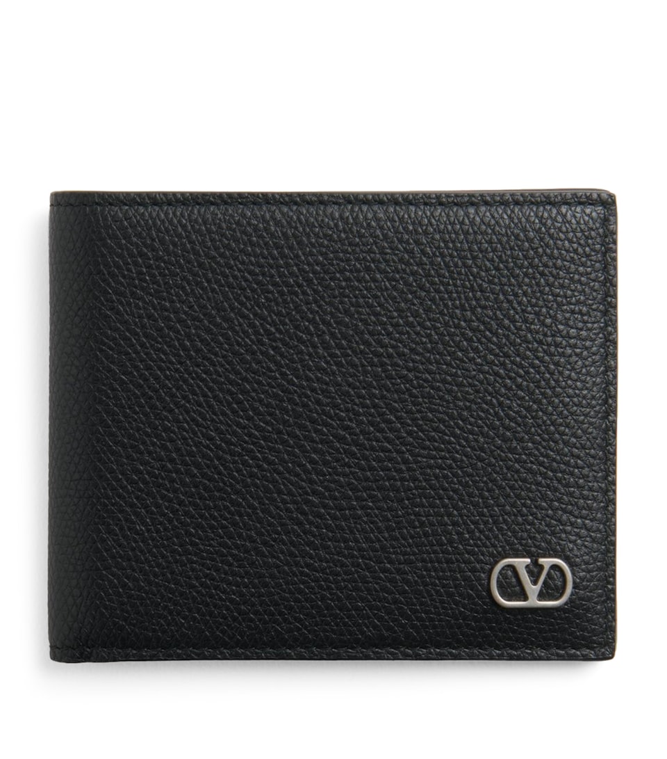 Leather VLogo Signature Wallet