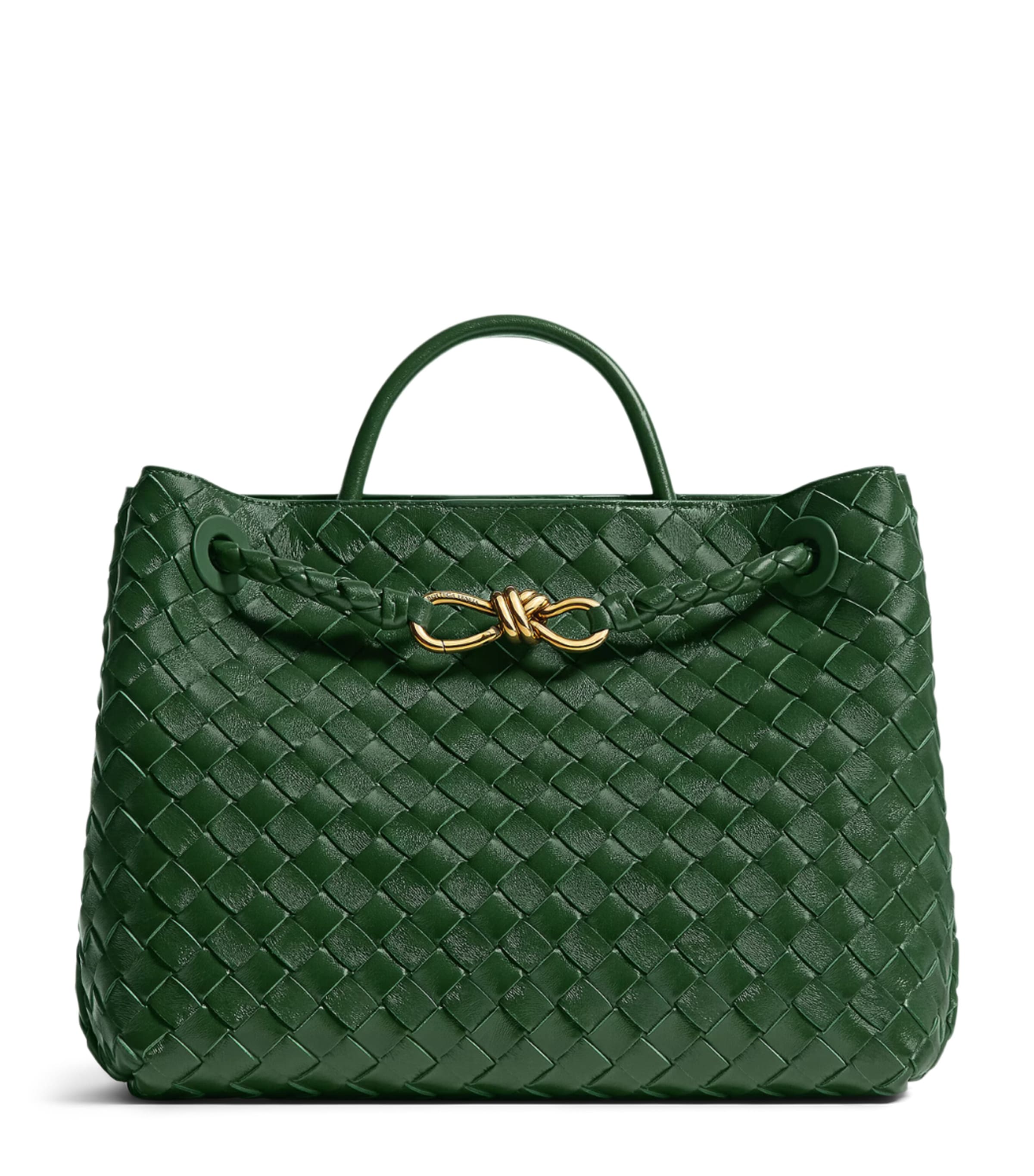 Bottega Veneta Leather Andiamo Top-Handle Bag