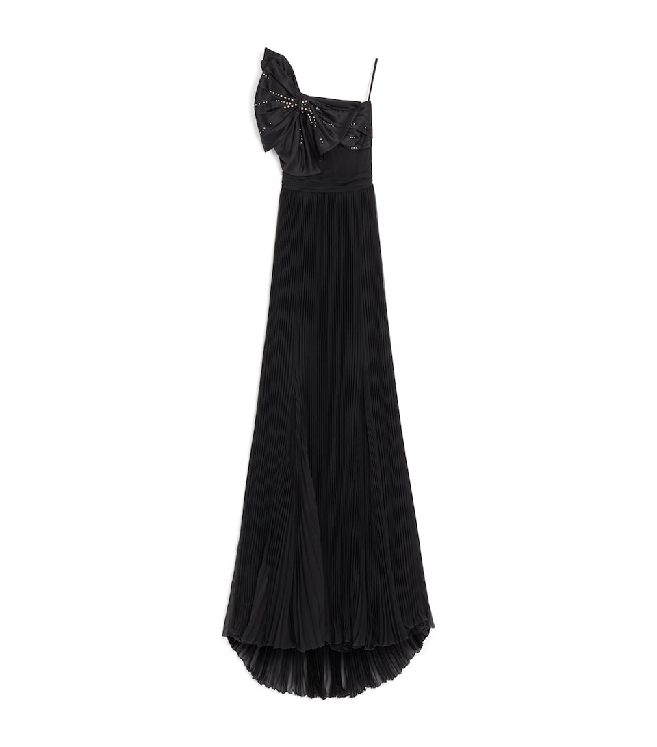Silk Pleated Gown