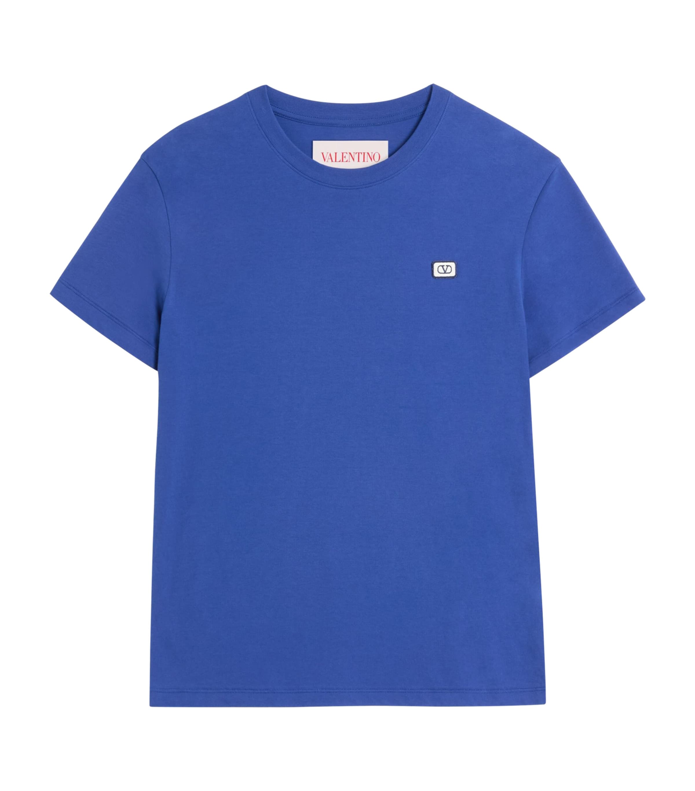 Tシャツ・カットソー VALENTINO FW25 Valentino Shirts Blue (7V3ABP76 AYASCJ) Mens Valentino T-Shirts | Harrods US