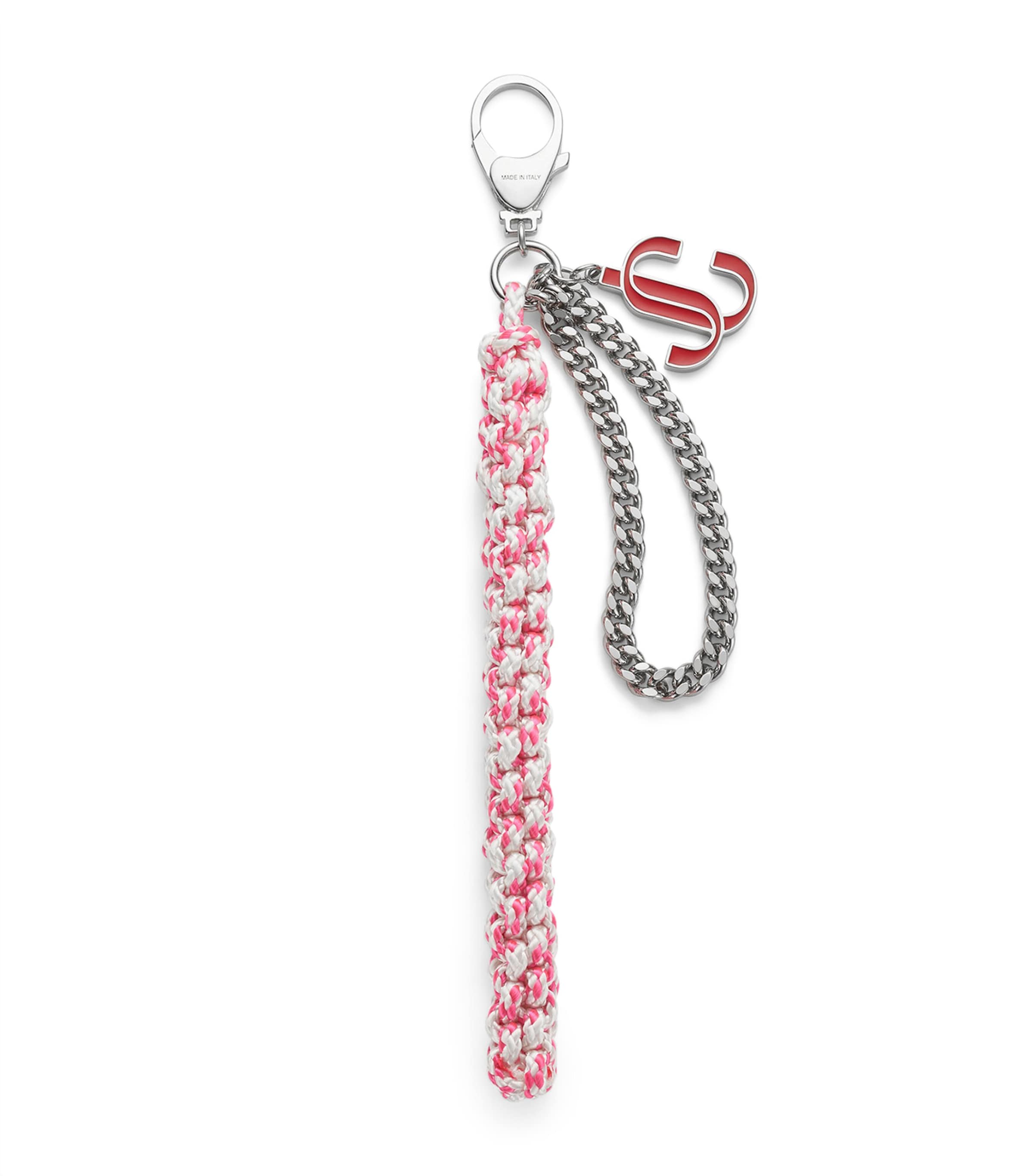 【BALLENCIAHA】BB Keyring Balenciaga Bb Metal Keyring In Metallic | ModeSens