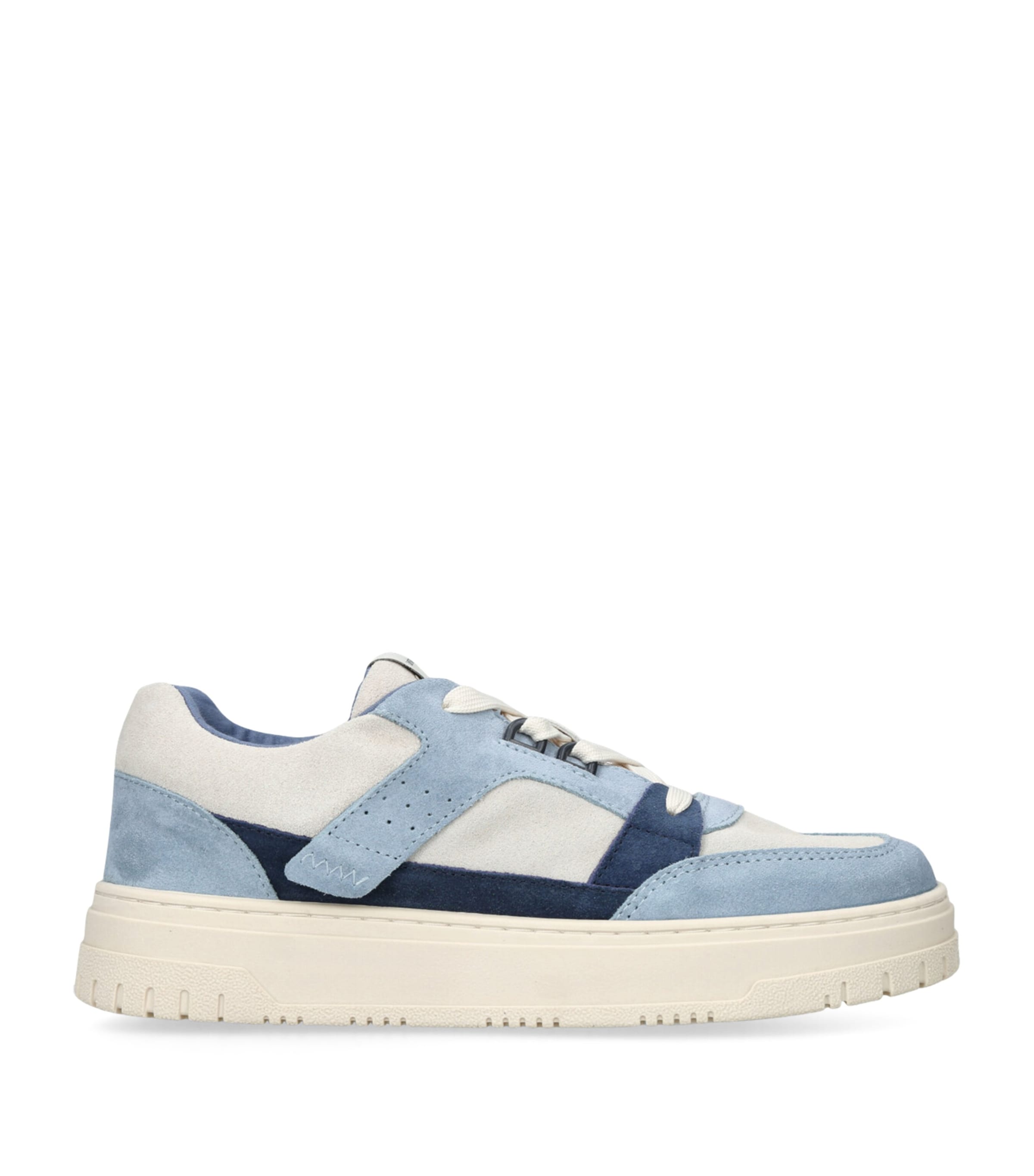 Giorgio Armani Suede City Sneakers Blue Other