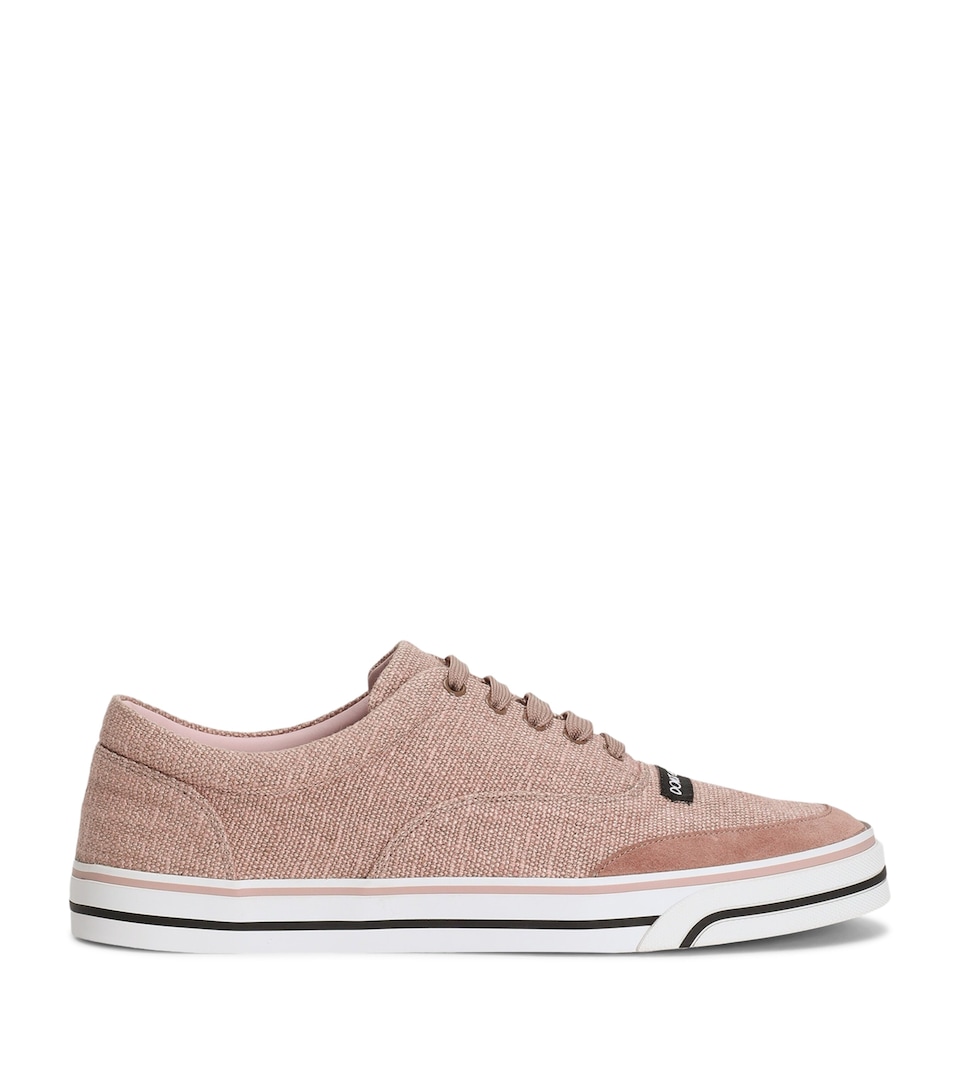 Dolce&Gabbana Sailing Low-Top Sneakers Rosa/make Up