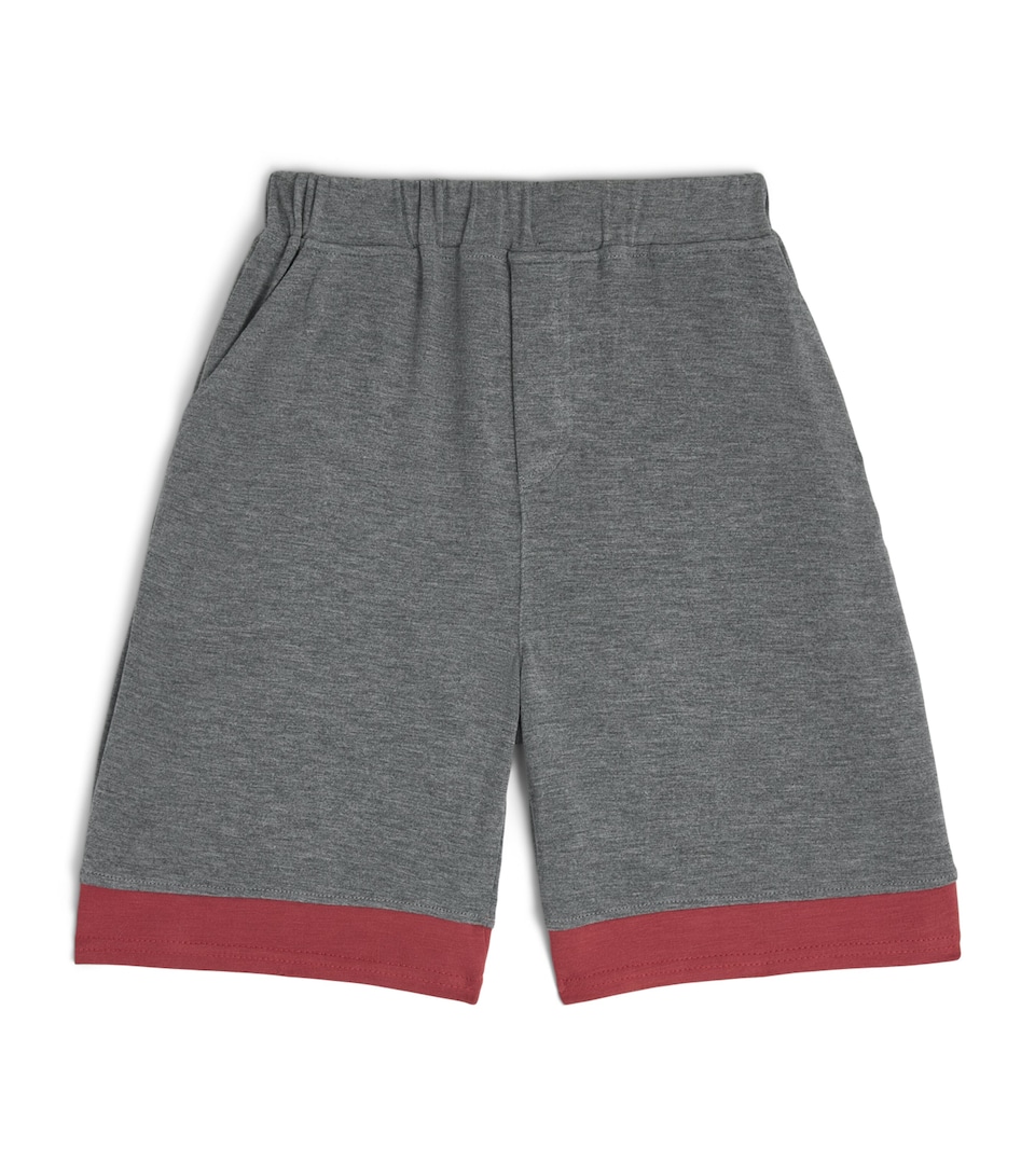 Homebody Kids Jersey Marlow Pyjama Shorts (4-16 Years) Mid Grey