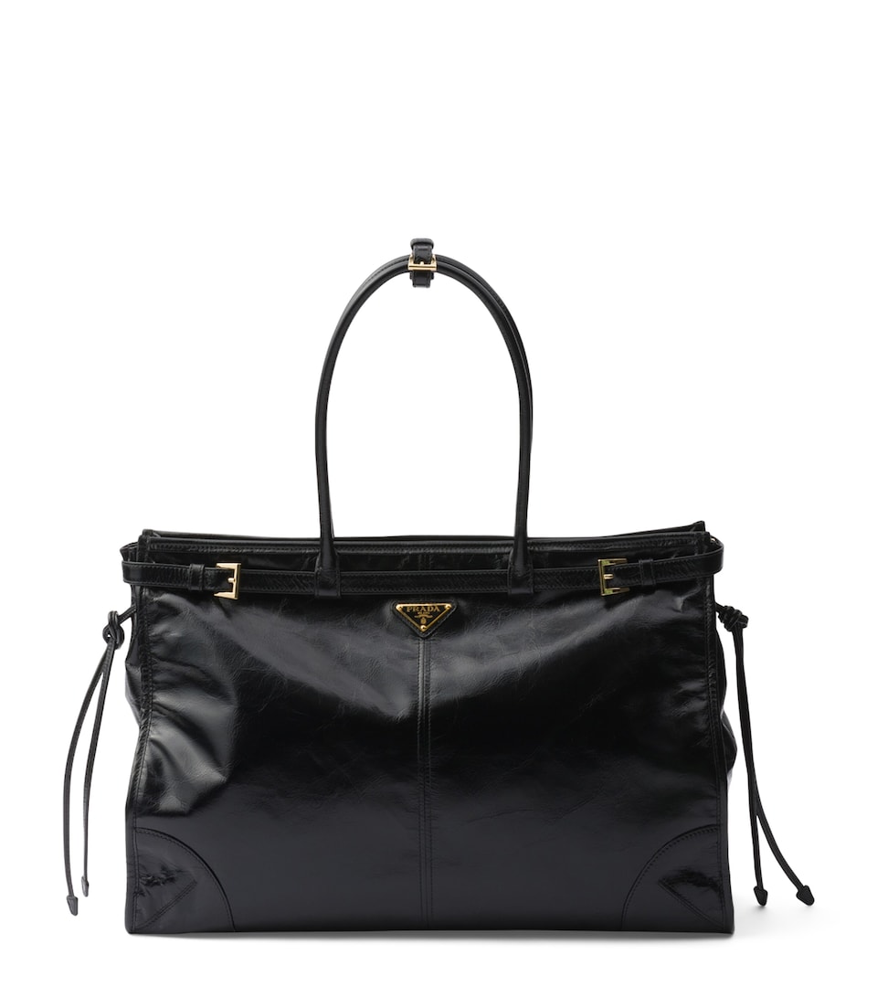 Large Leather Bonnie Top-Handle Bag