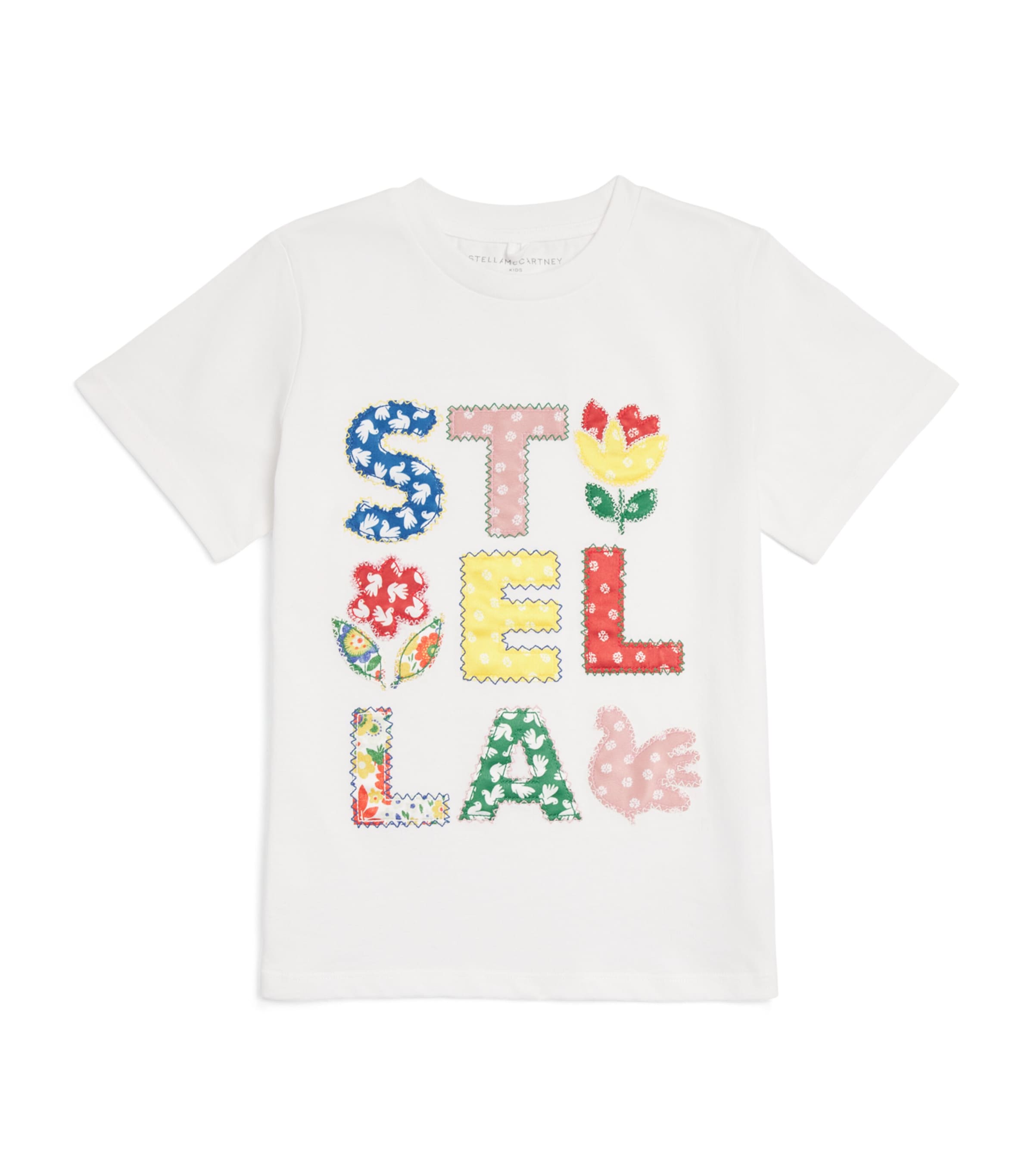 Stella McCartney Kids Cotton Printed T-Shirt (3-14 Years) Ivory