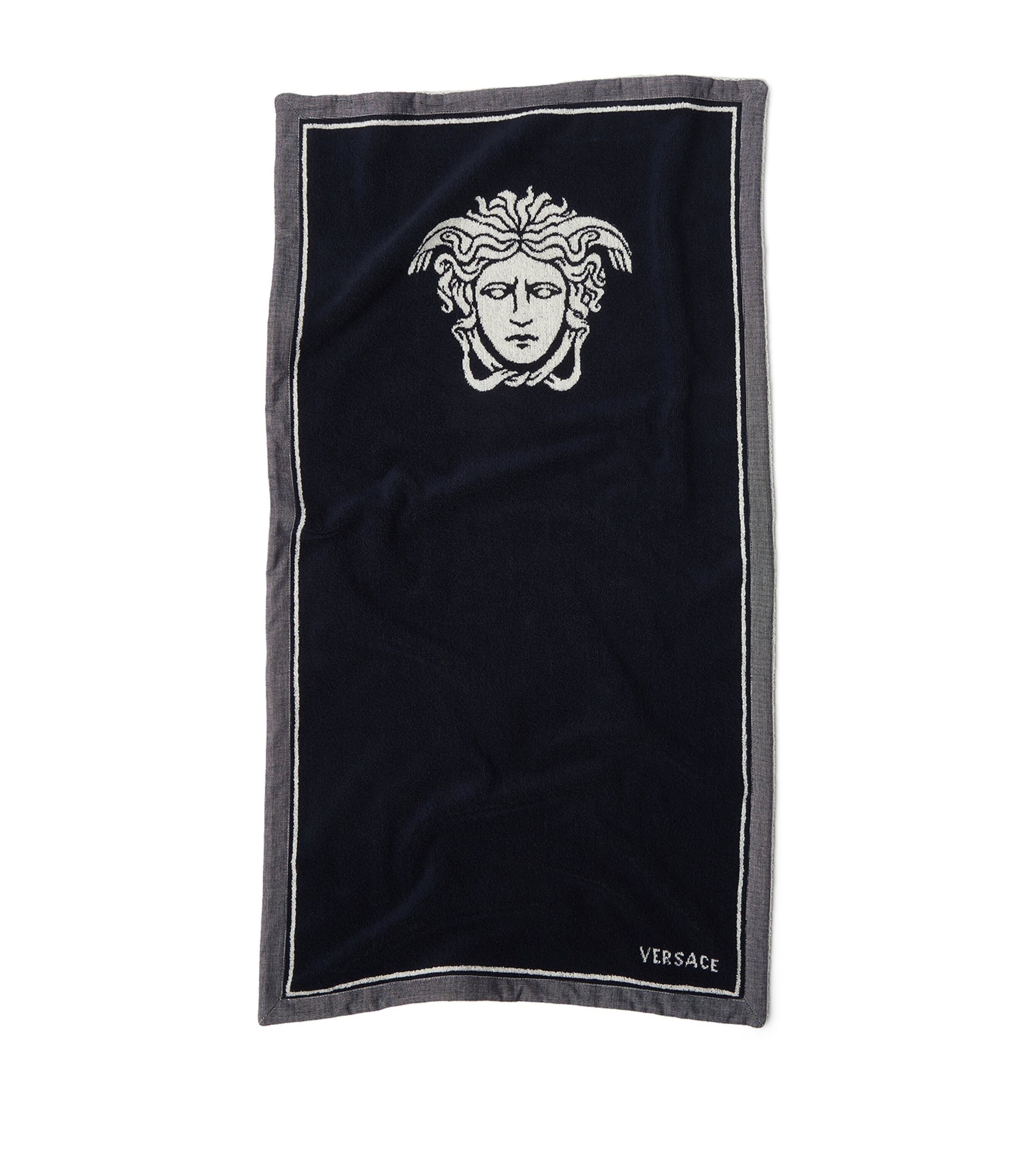 Versace Medusa Towel Blue/white