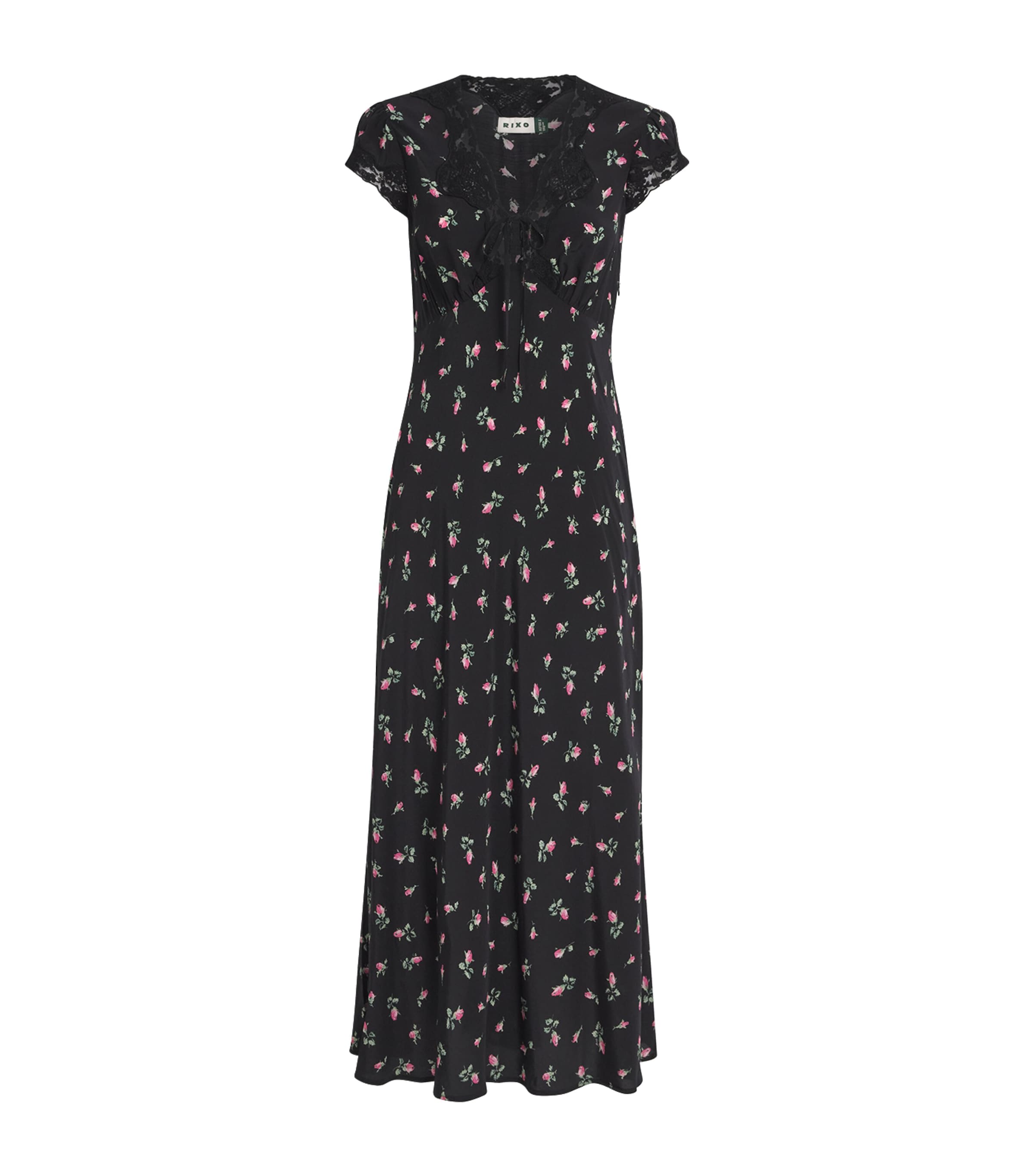 Rose Print Amary Maxi Dress