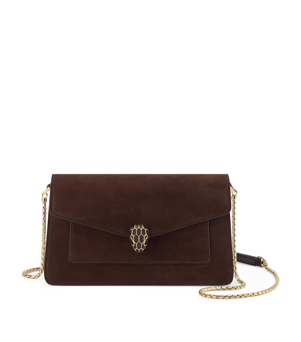 Nubuck Leather Serpenti Forever Cross-Body Bag