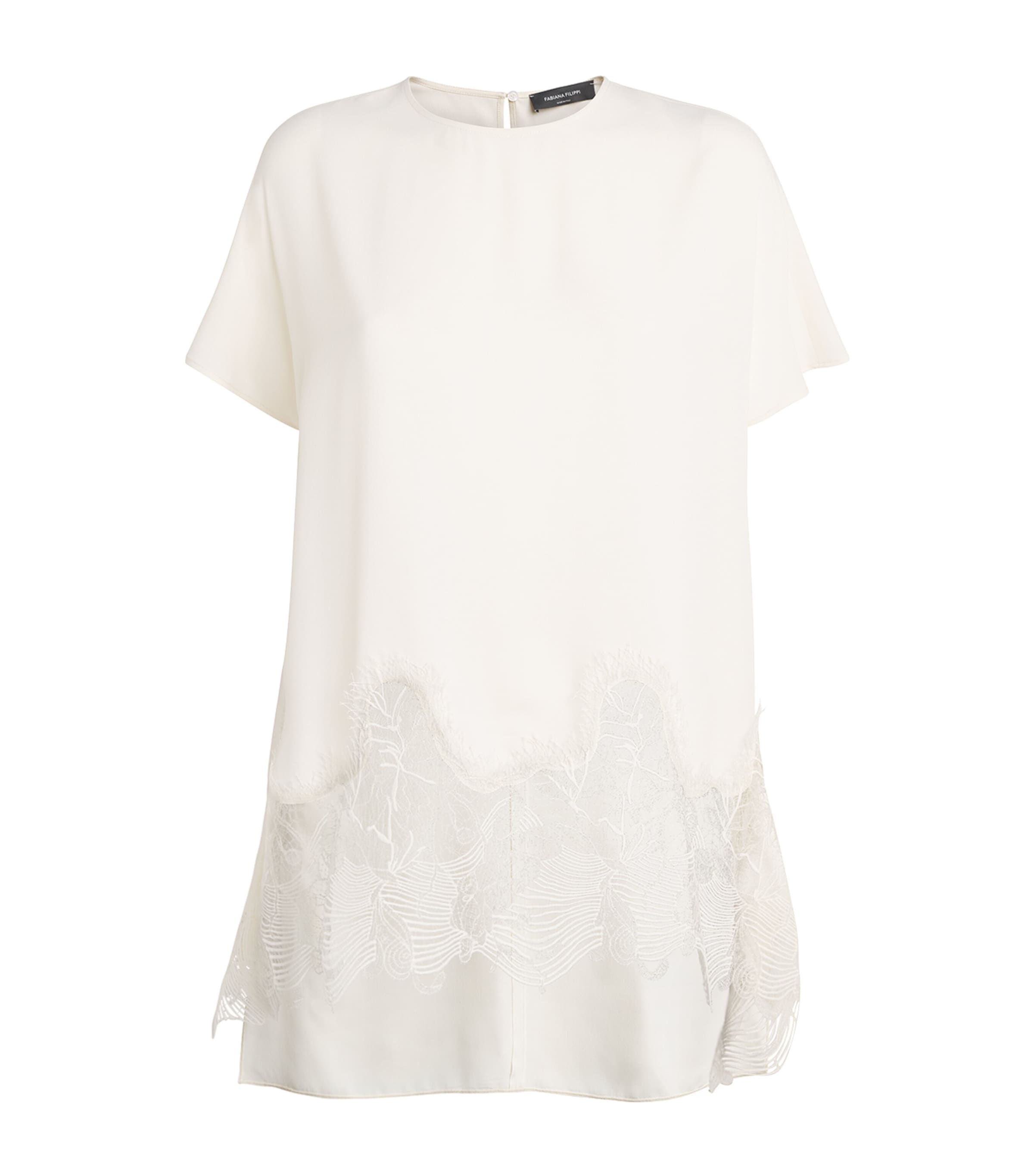 Lace-Trim T-Shirt