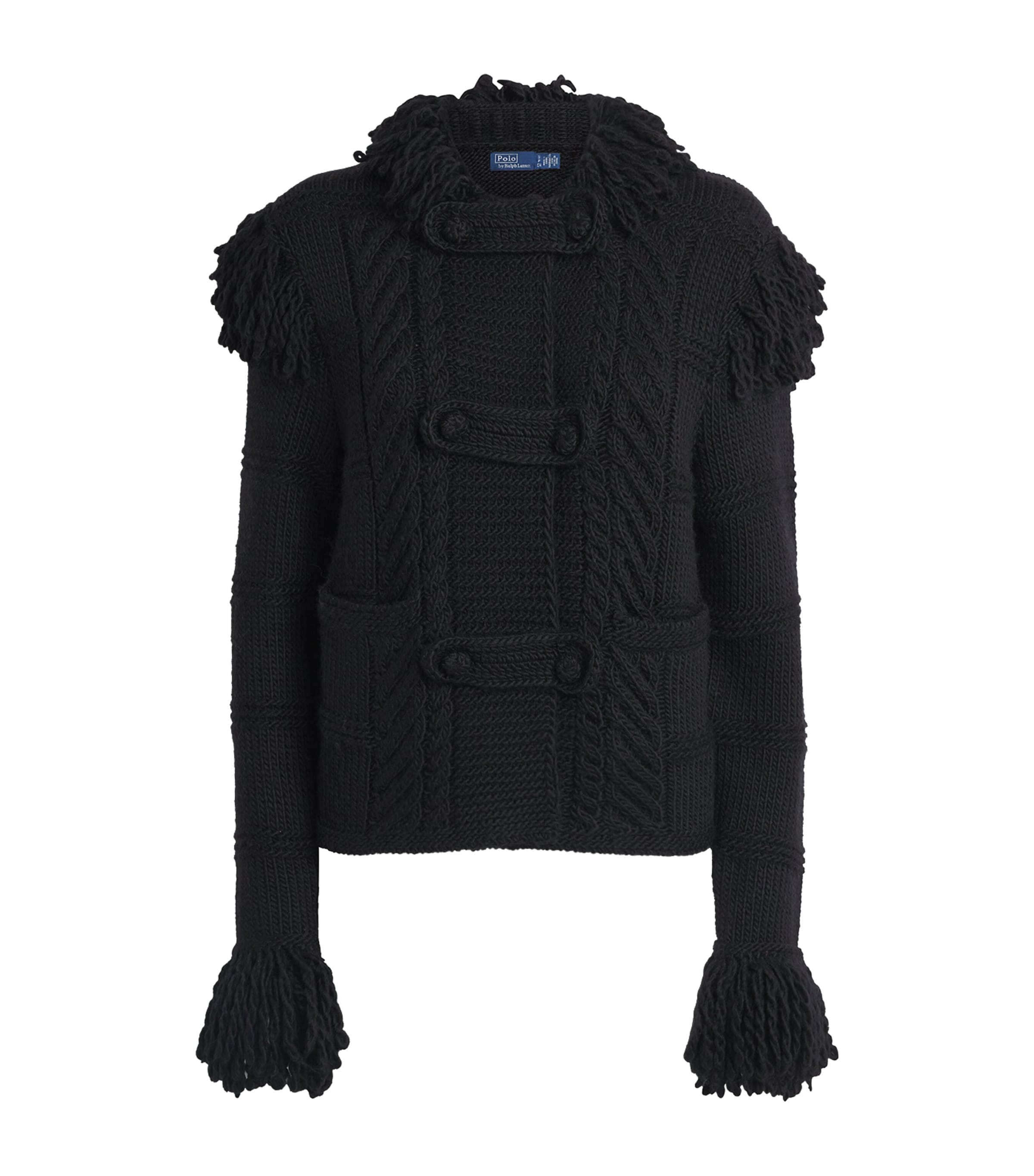 Polo Ralph Lauren Womens Wool Cardigan Black