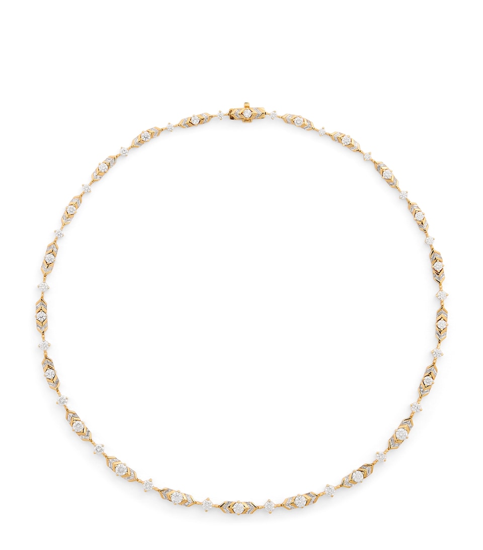 Yellow Gold and Diamond Dakota Necklace