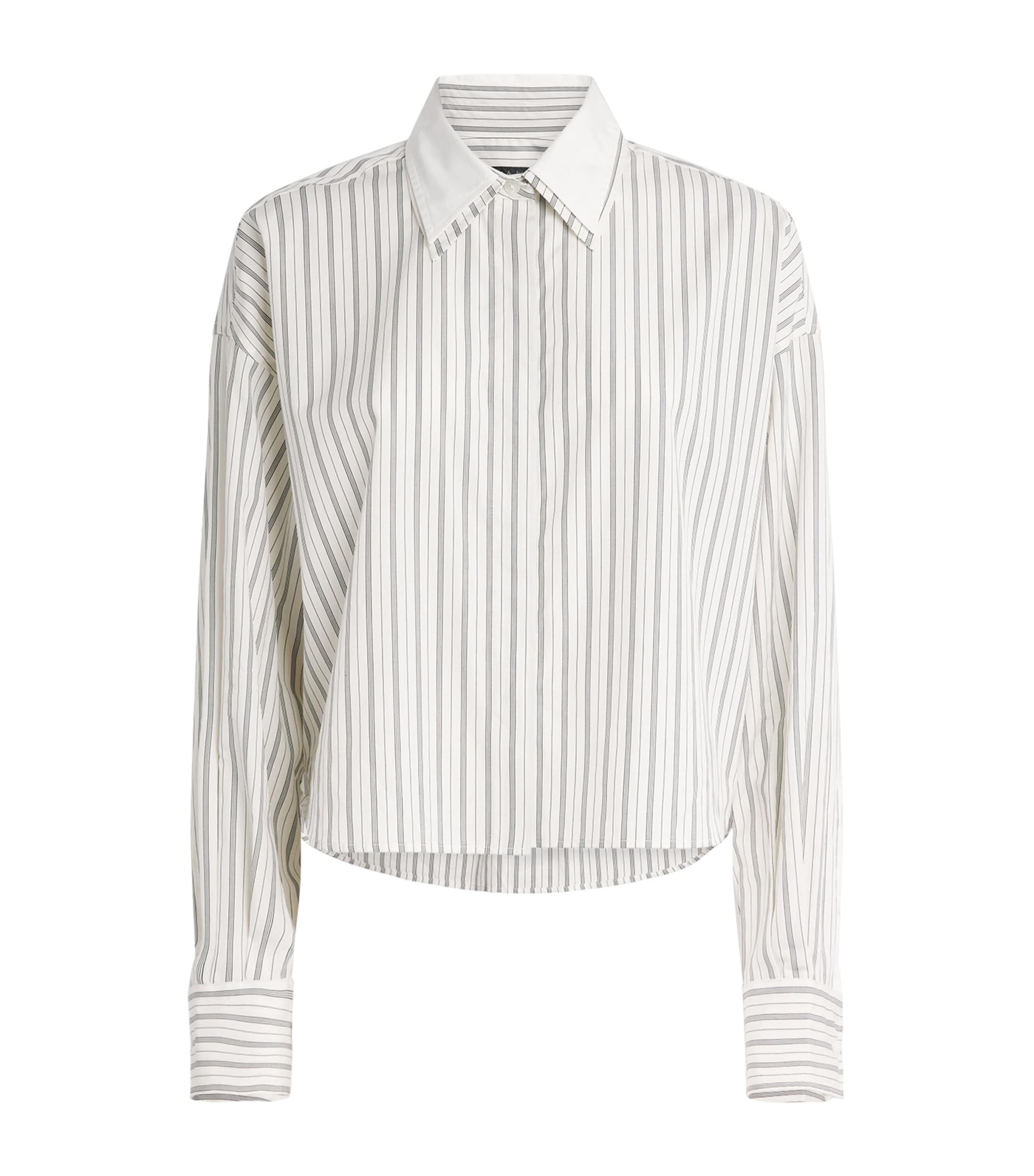 Rag & Bone Womens Stripe Layered Marin Shirt Crmst
