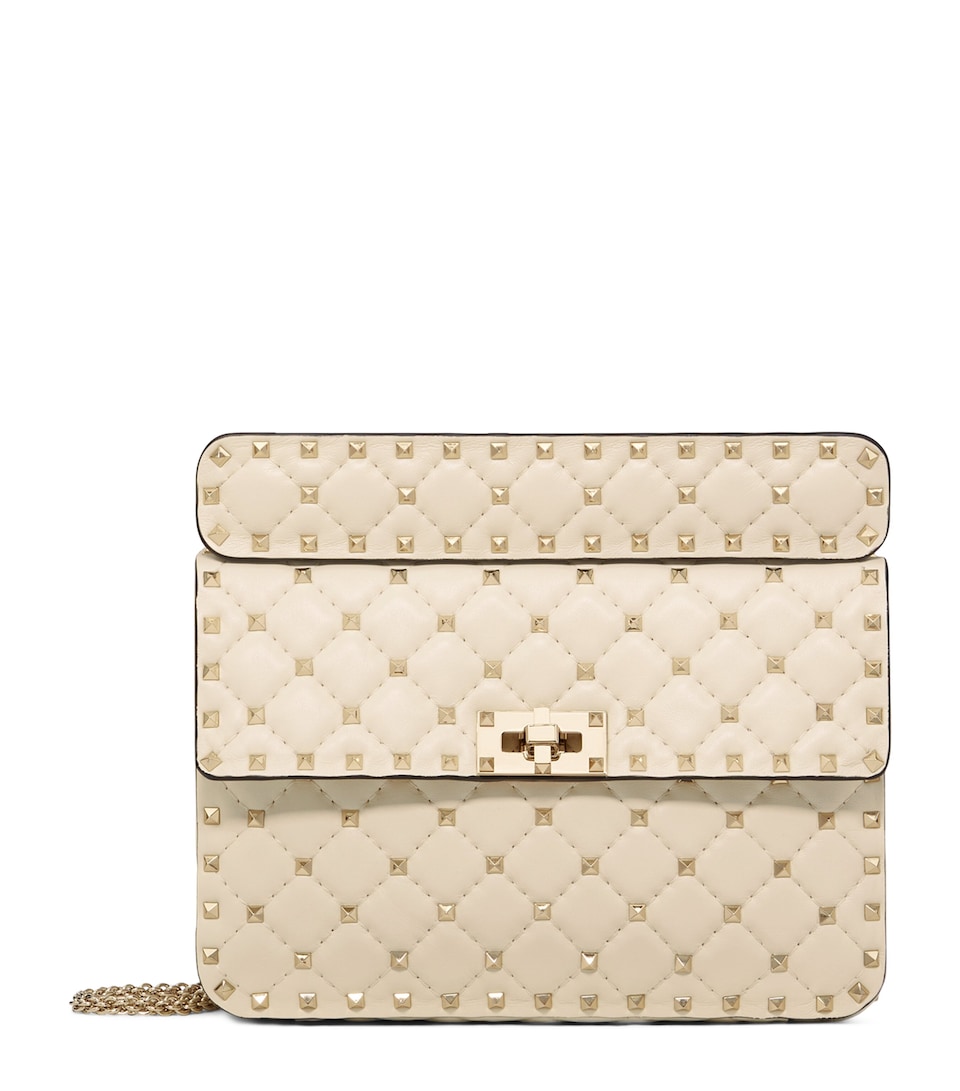 Medium Rockstud Spike Top-Handle Bag