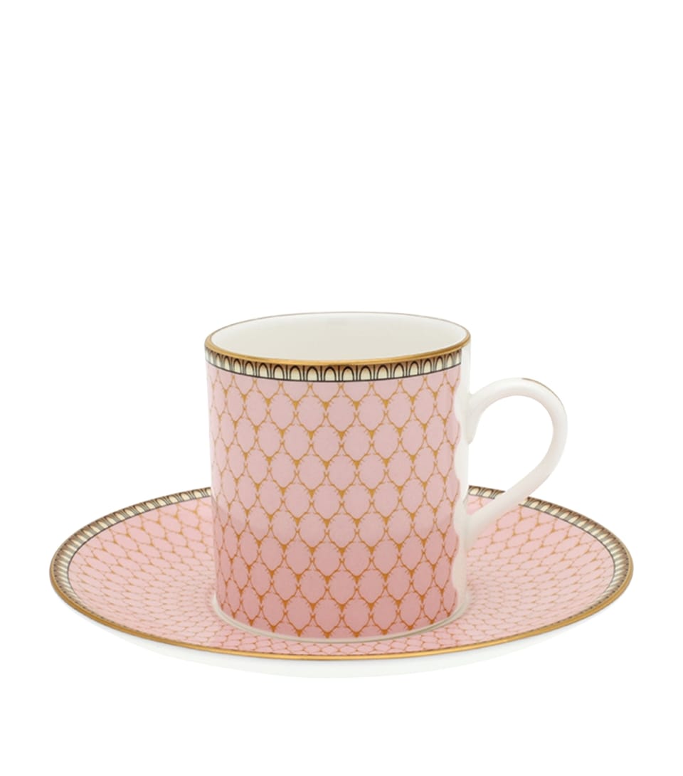 Antler Trellis Coffee Cup and Saucer