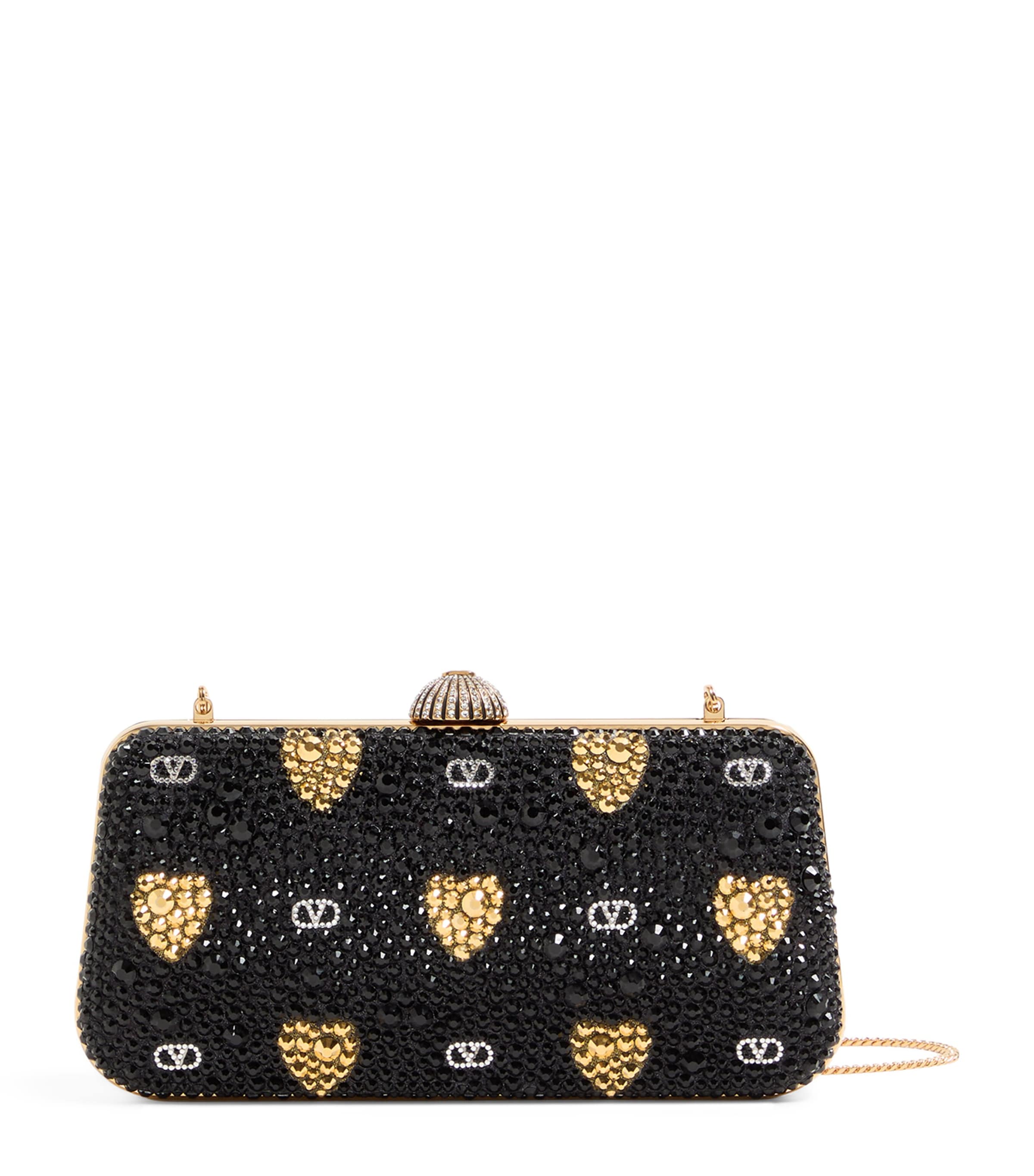 Embellished Minaudiere Clutch Bag