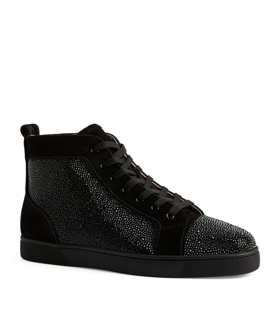 Louis Strass High-Top Suede Sneakers