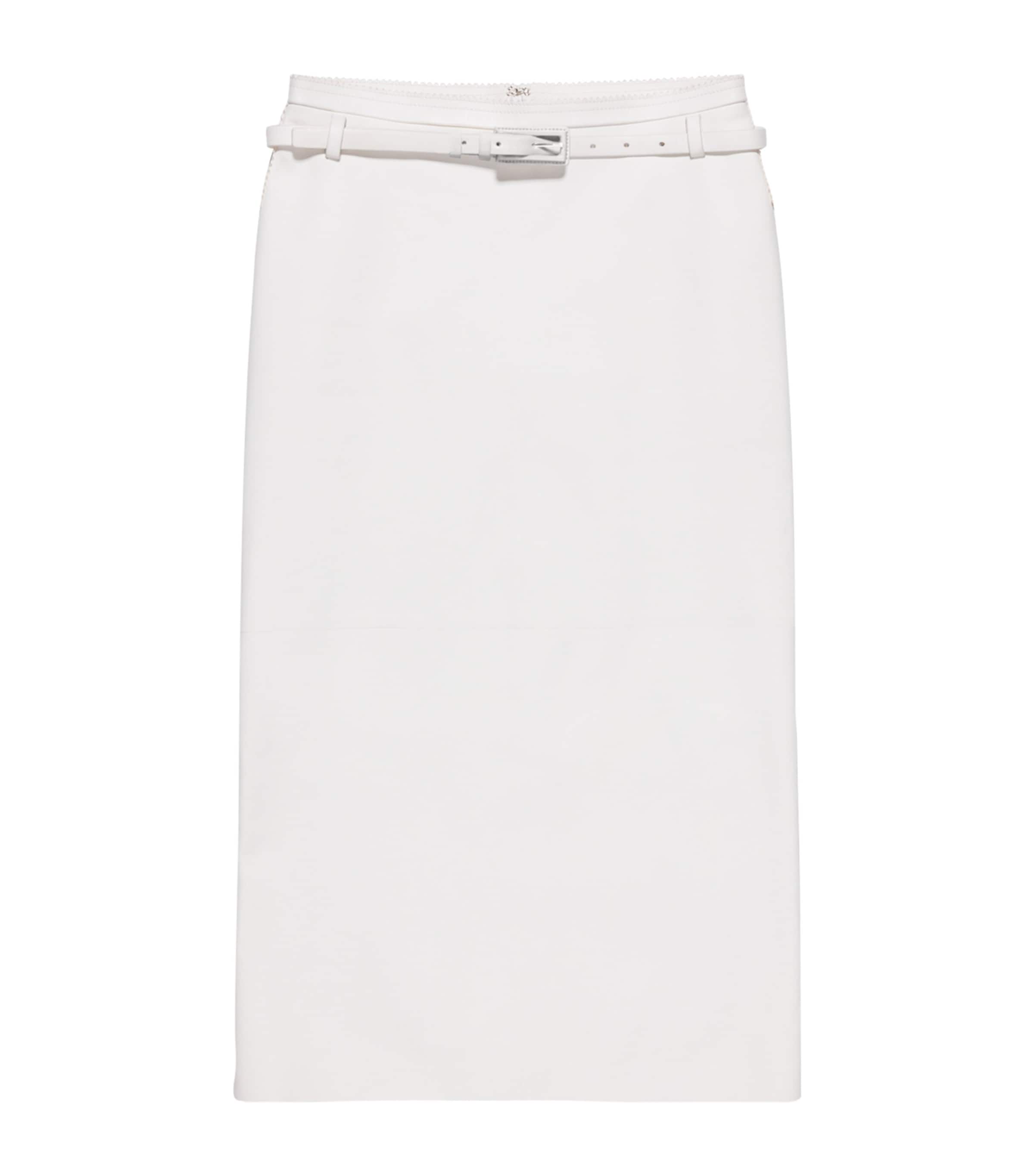 TOM FORD Womens Lambskin Midi Pencil Skirt Wad