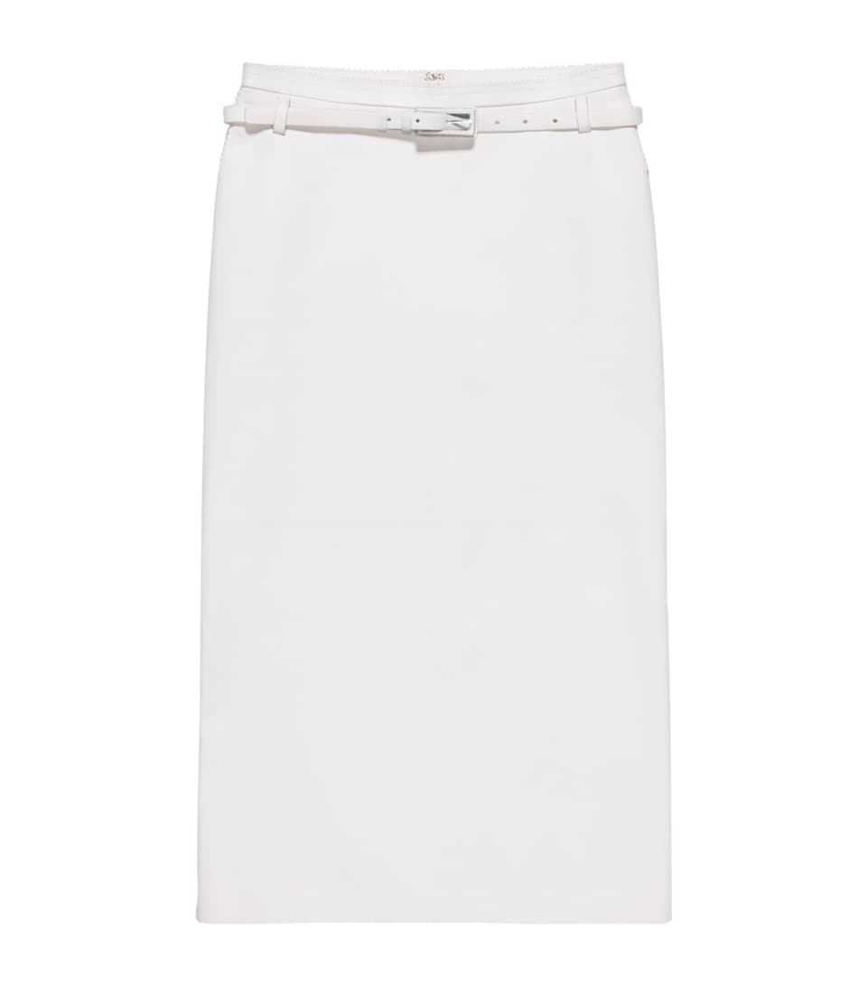 TOM FORD Womens Lambskin Midi Pencil Skirt Wad