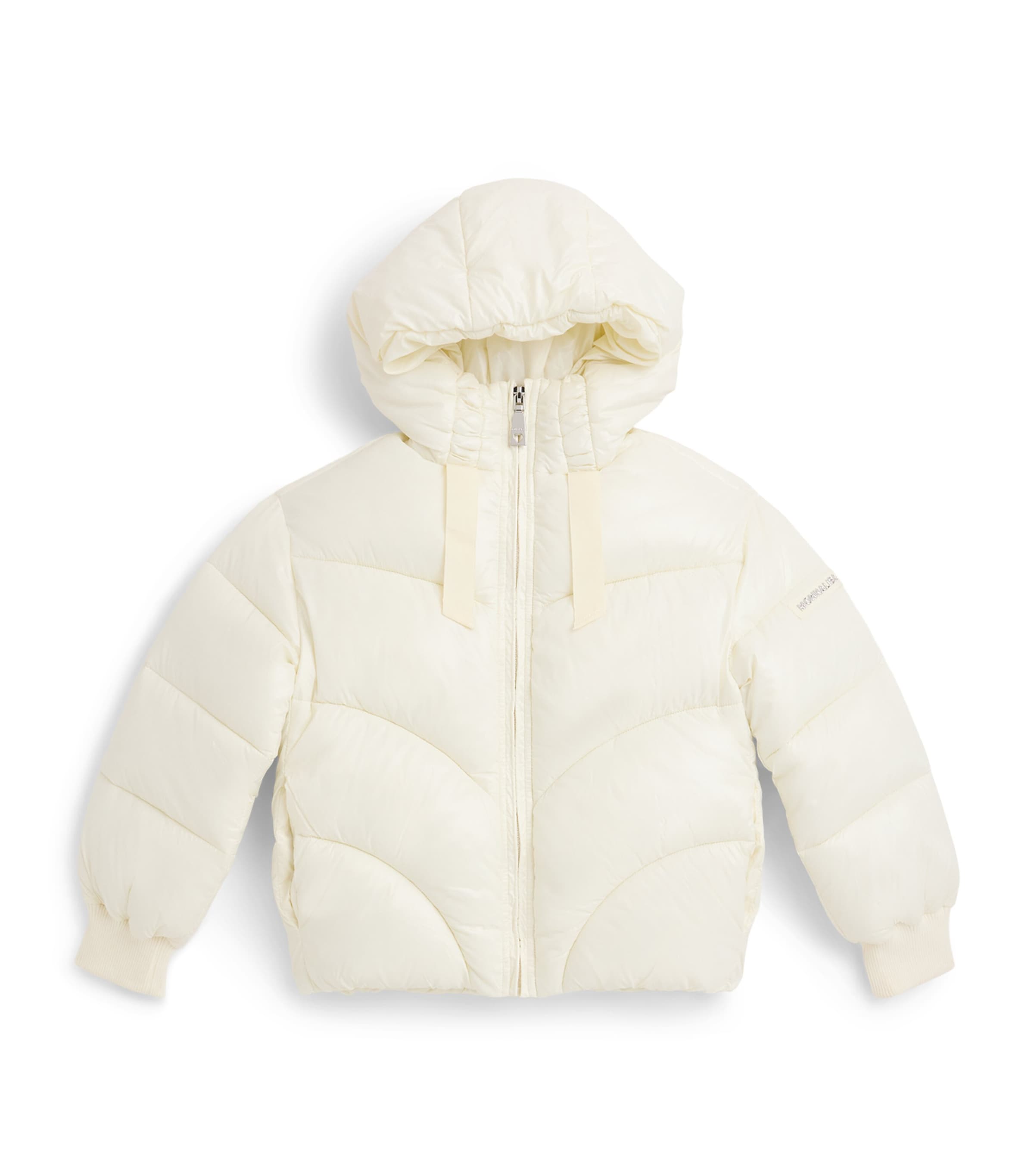 Monnalisa Hooded Puffer Jacket (2-12 Years) Gardenia