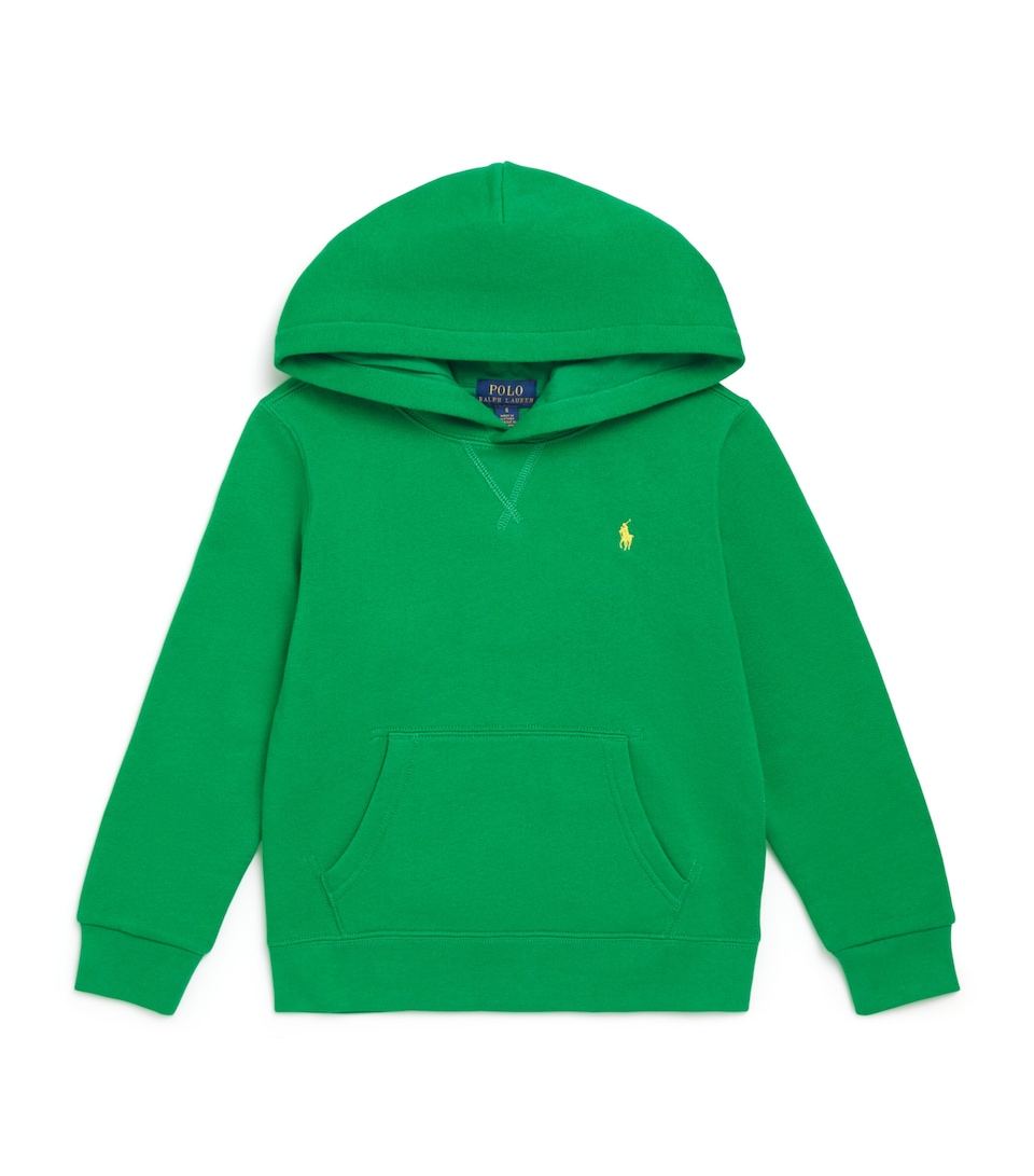 Cotton-Blend Polo Pony Hoodie (6-14 Years)