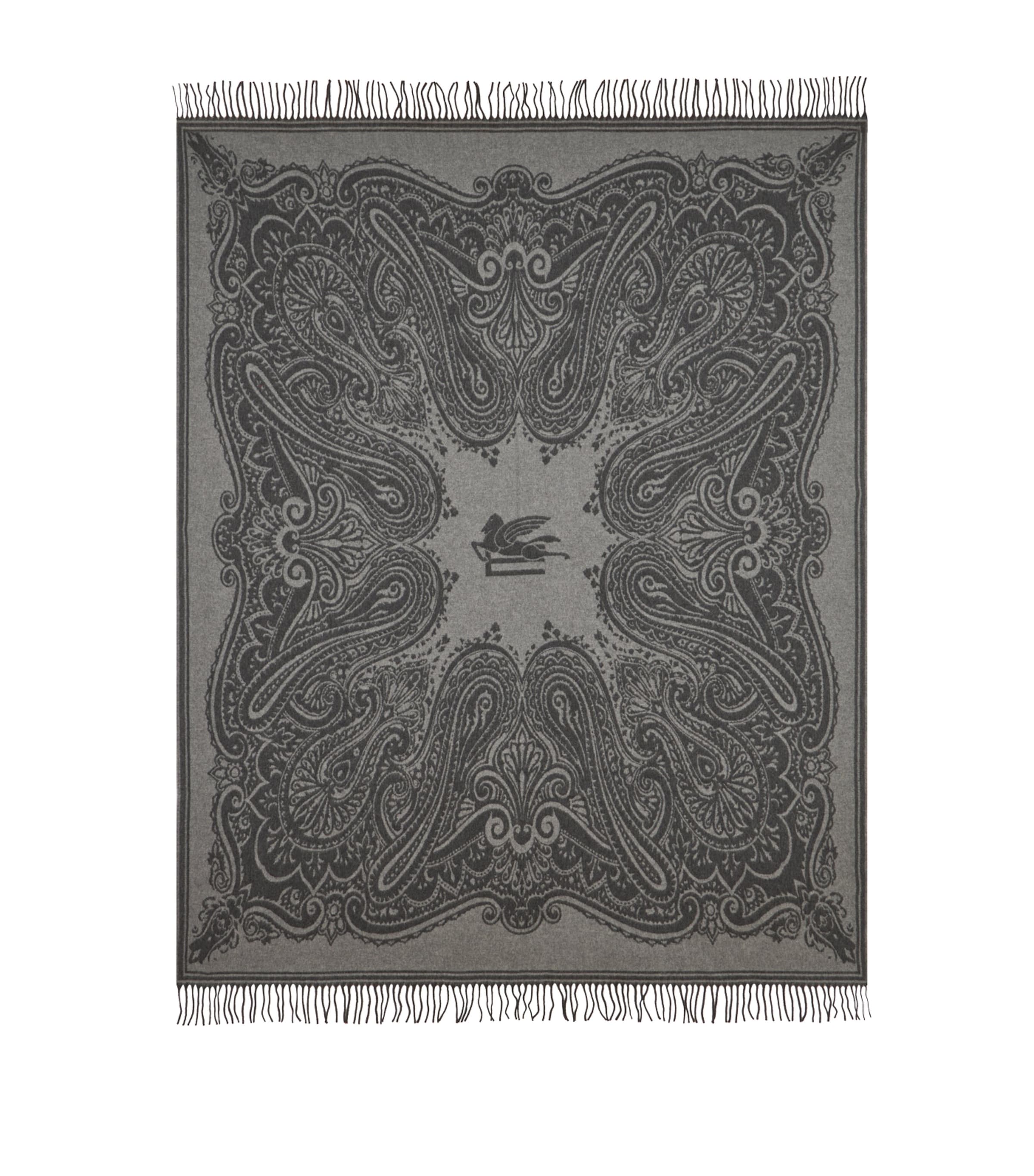 Wool-Cashmere Alocasia Throw (140cm x 180cm)