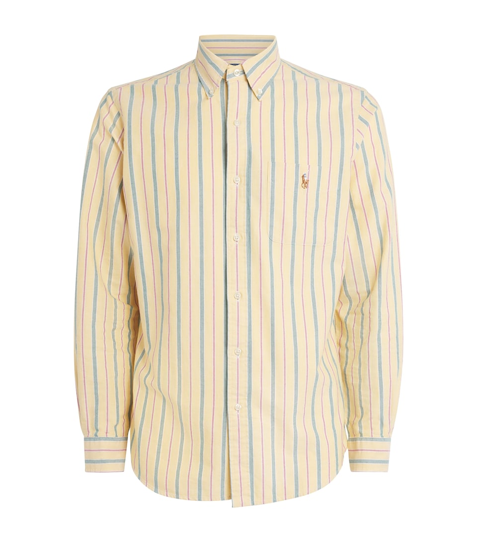 Cotton Stripe Oxford Shirt
