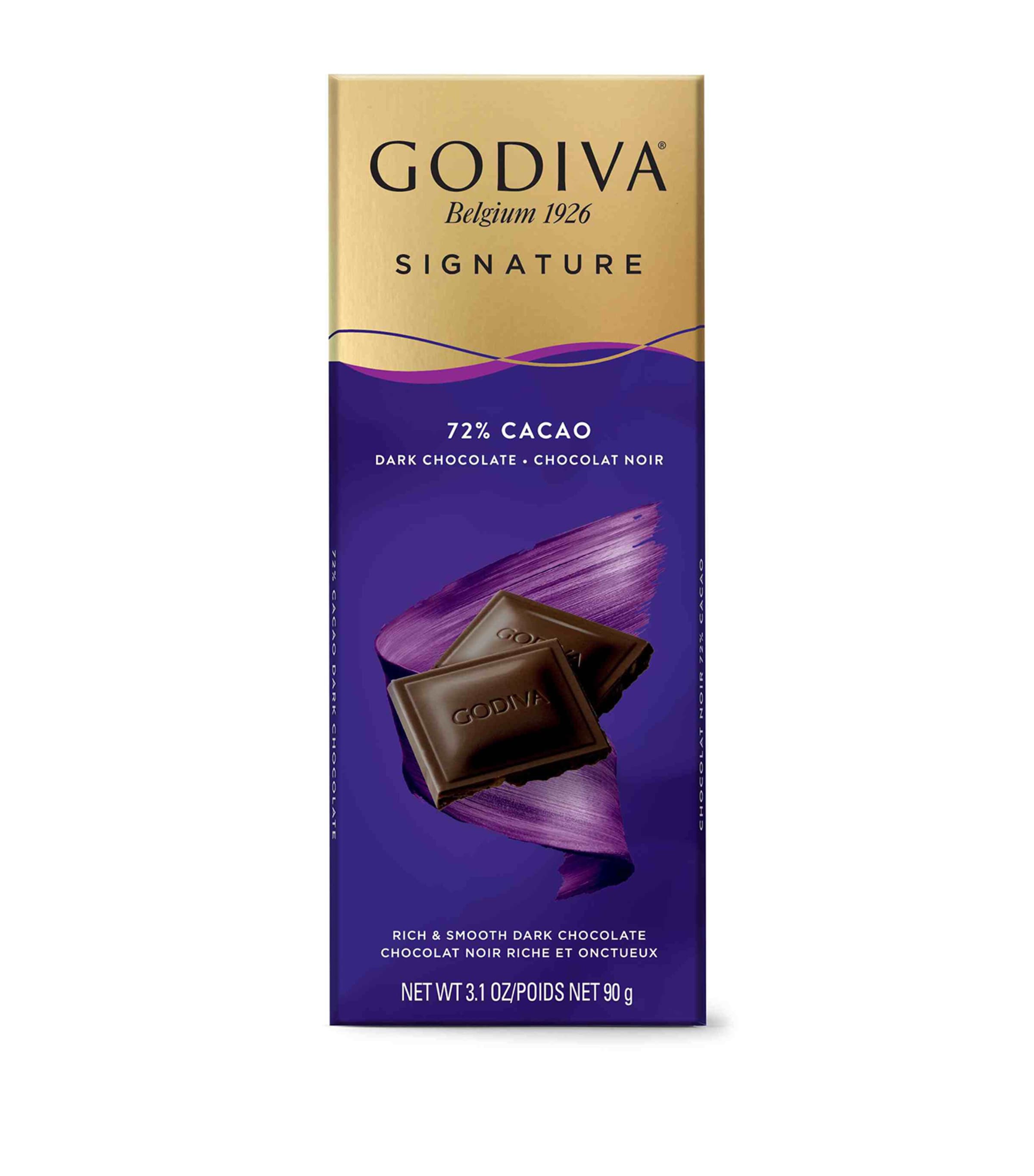 Godiva Signature 72% Cocoa Dark Chocolate Bar (90g)
