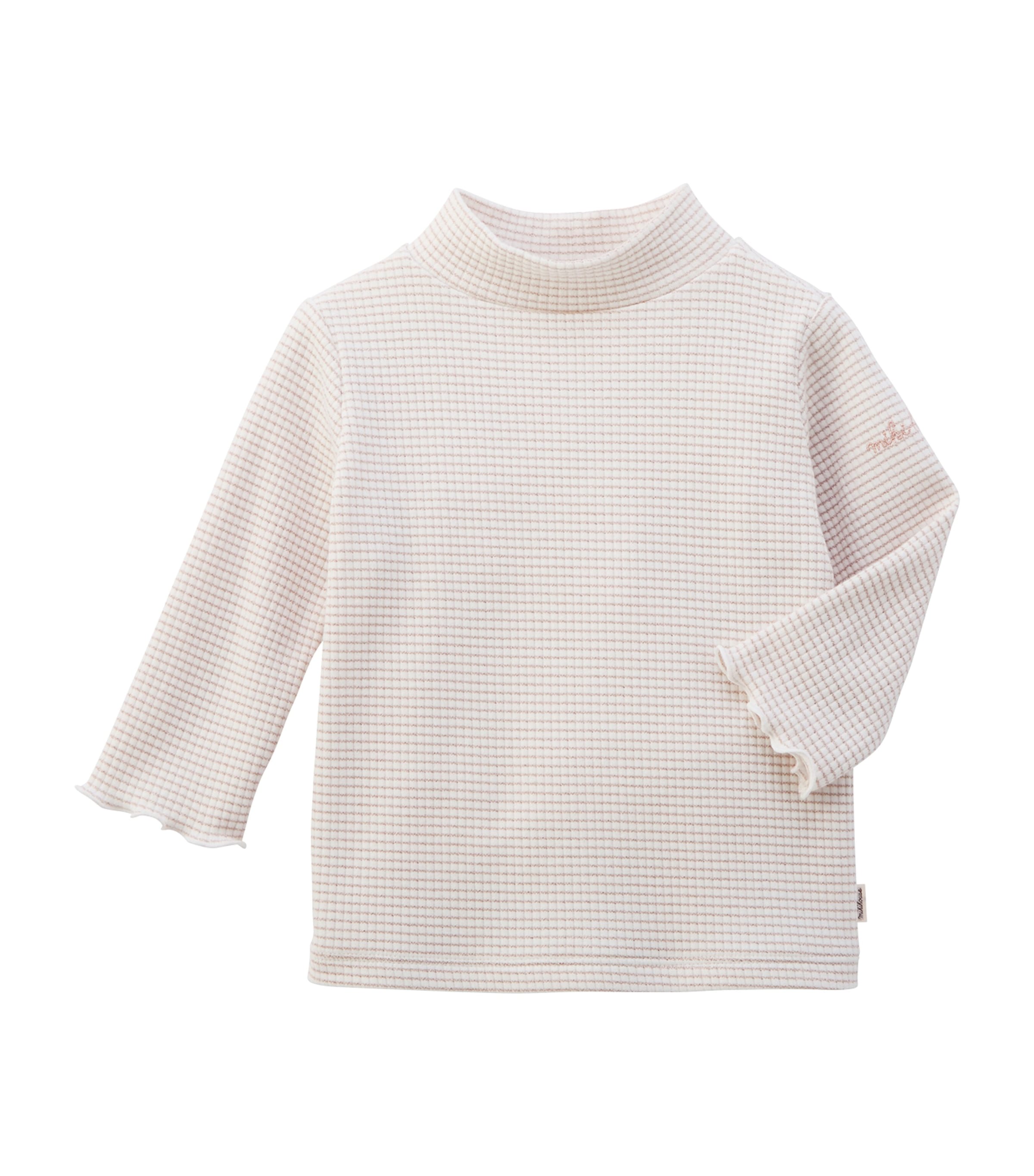 Miki House Ribbed High-Neck T-Shirt (12 Months-9 Years)