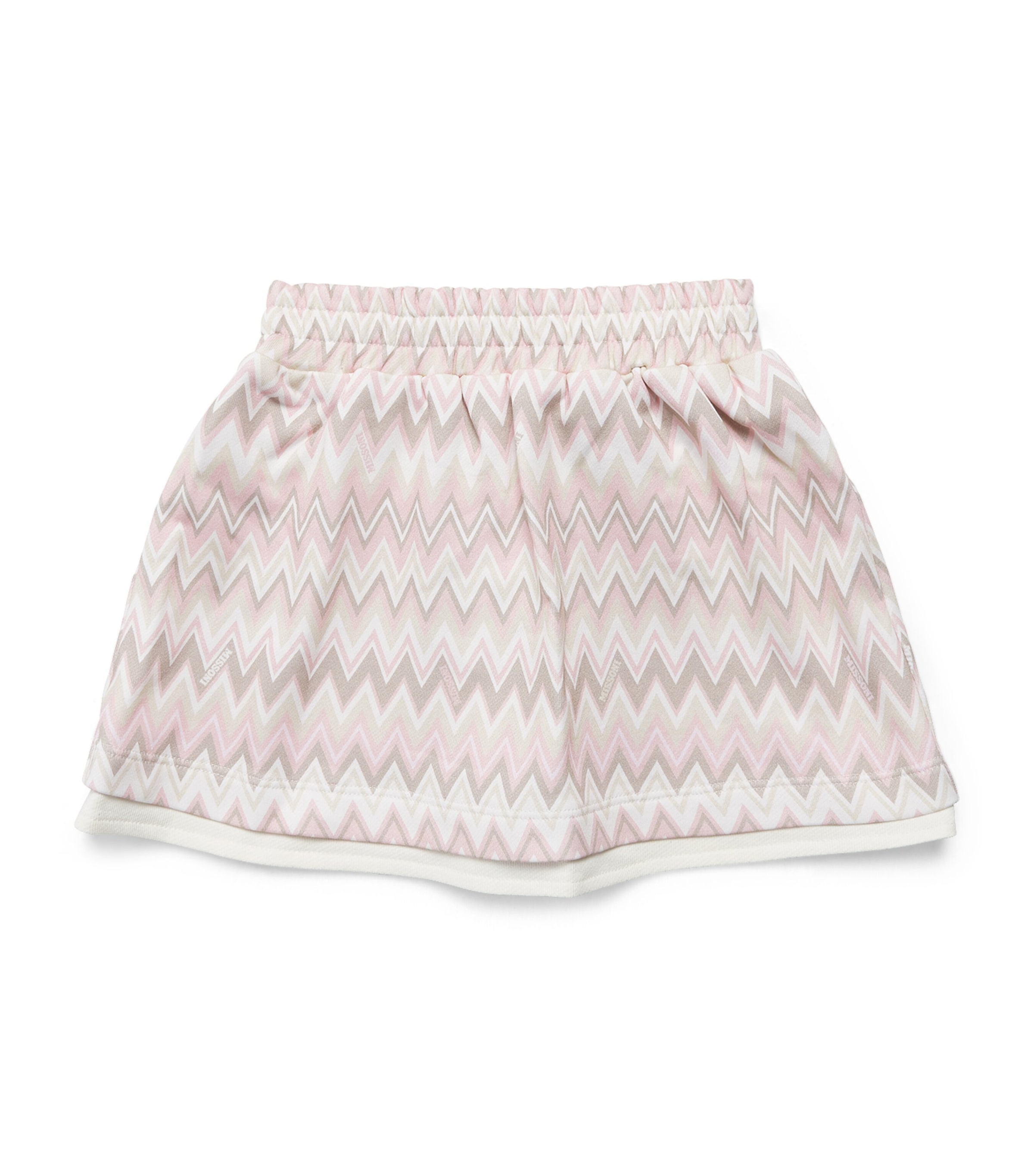 Missoni Kids Cotton Zigzag Skirt (4-14 Years) Rosa/beige