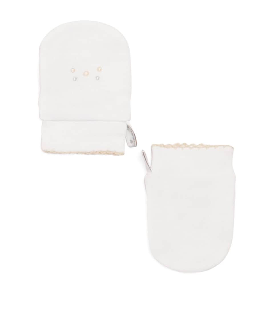 Pima Cotton Teddy Bear Time Mittens