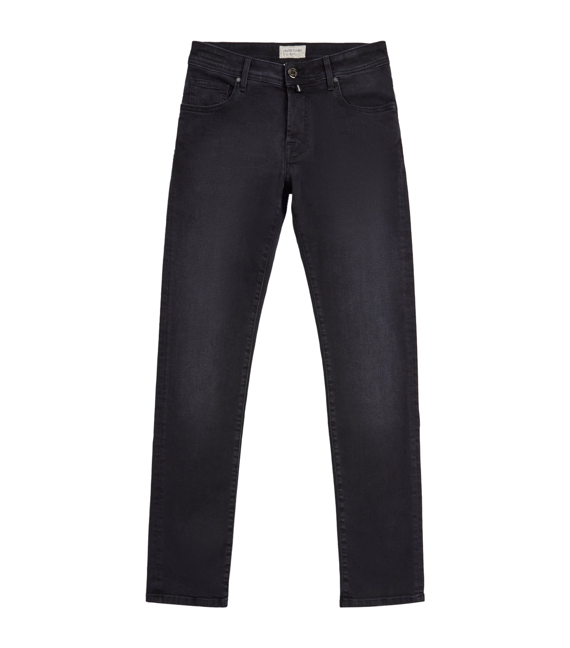 Jacob Cohën Mens Pony Hair-Patch Nick Slim Jeans