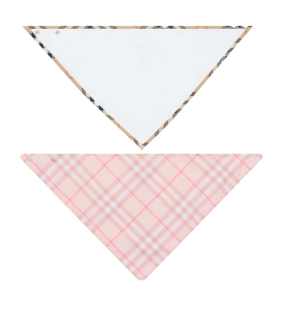 Cotton Check Bibs (Set of 2)