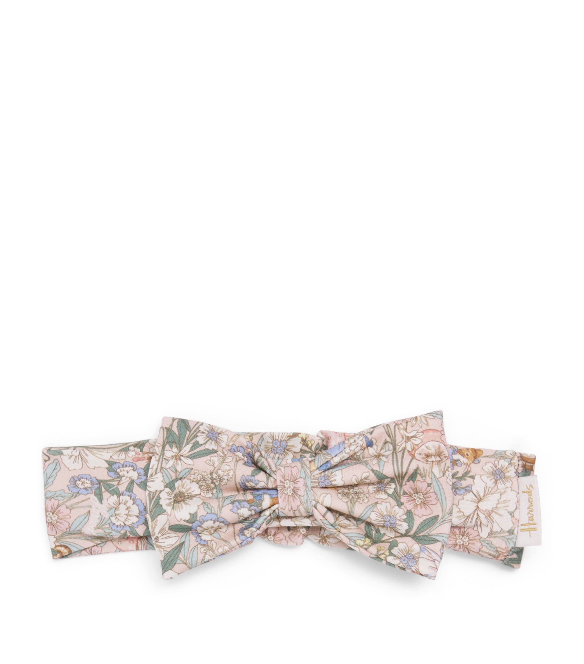 Harrods Floral Bow Headband Pink