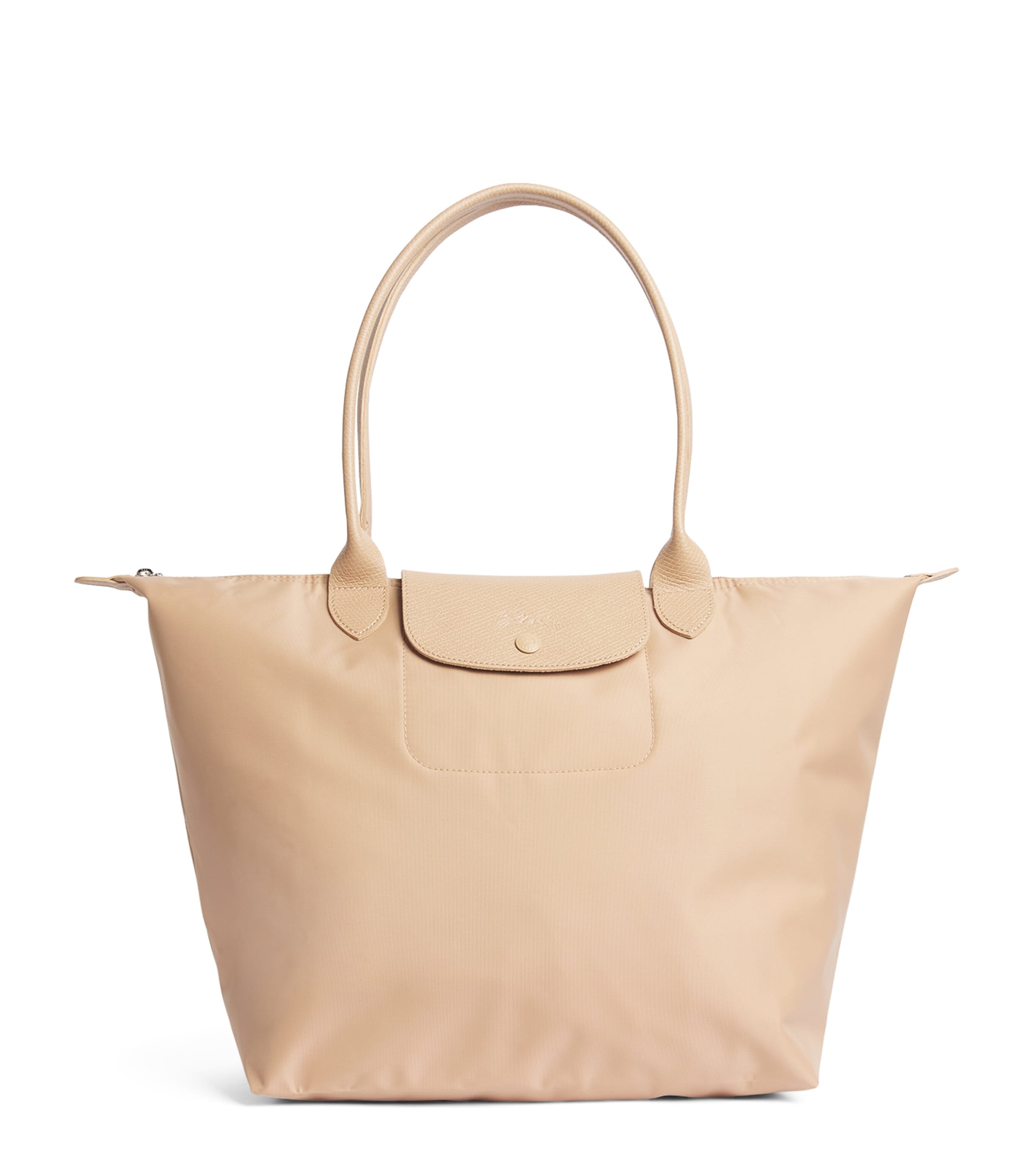Longchamp Large Le Pliage One Tote Bag Beige