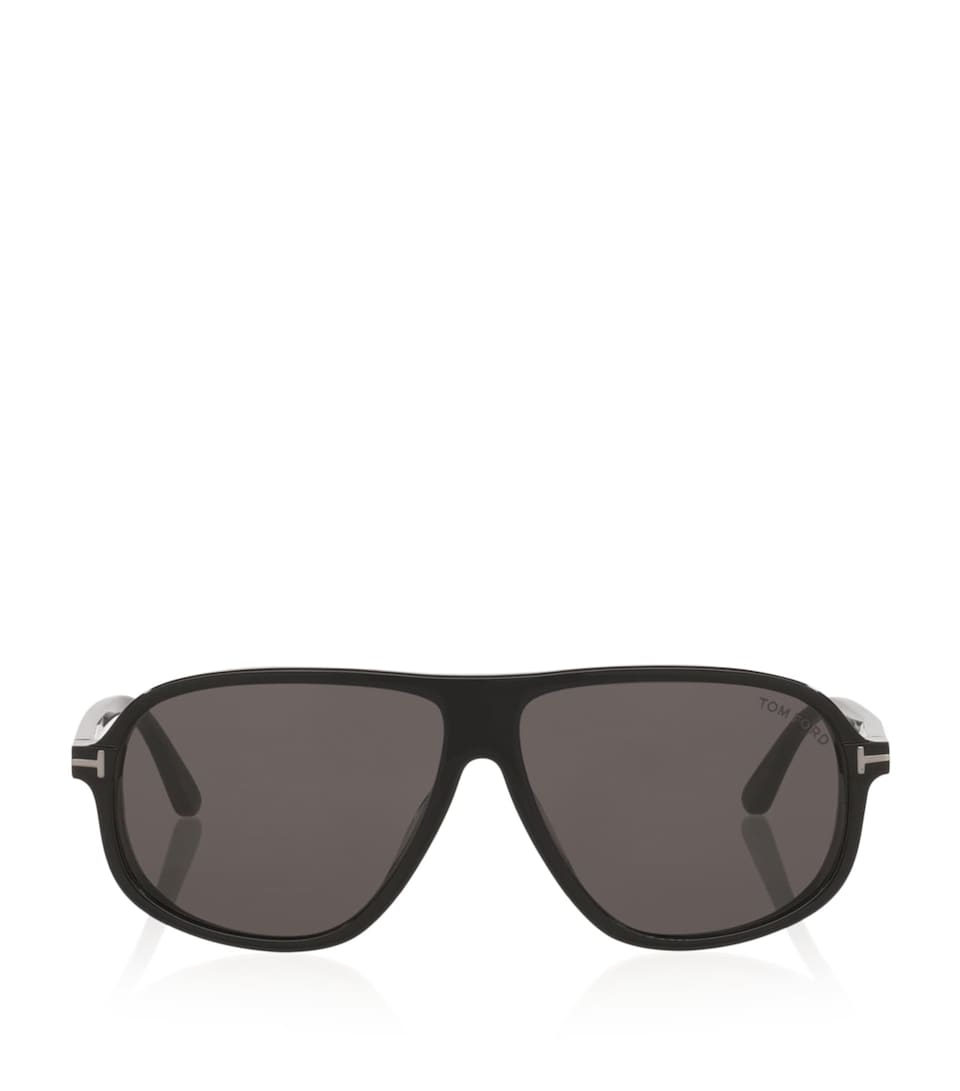TOM FORD Guillaume_Tr Pilot Sunglasses Black