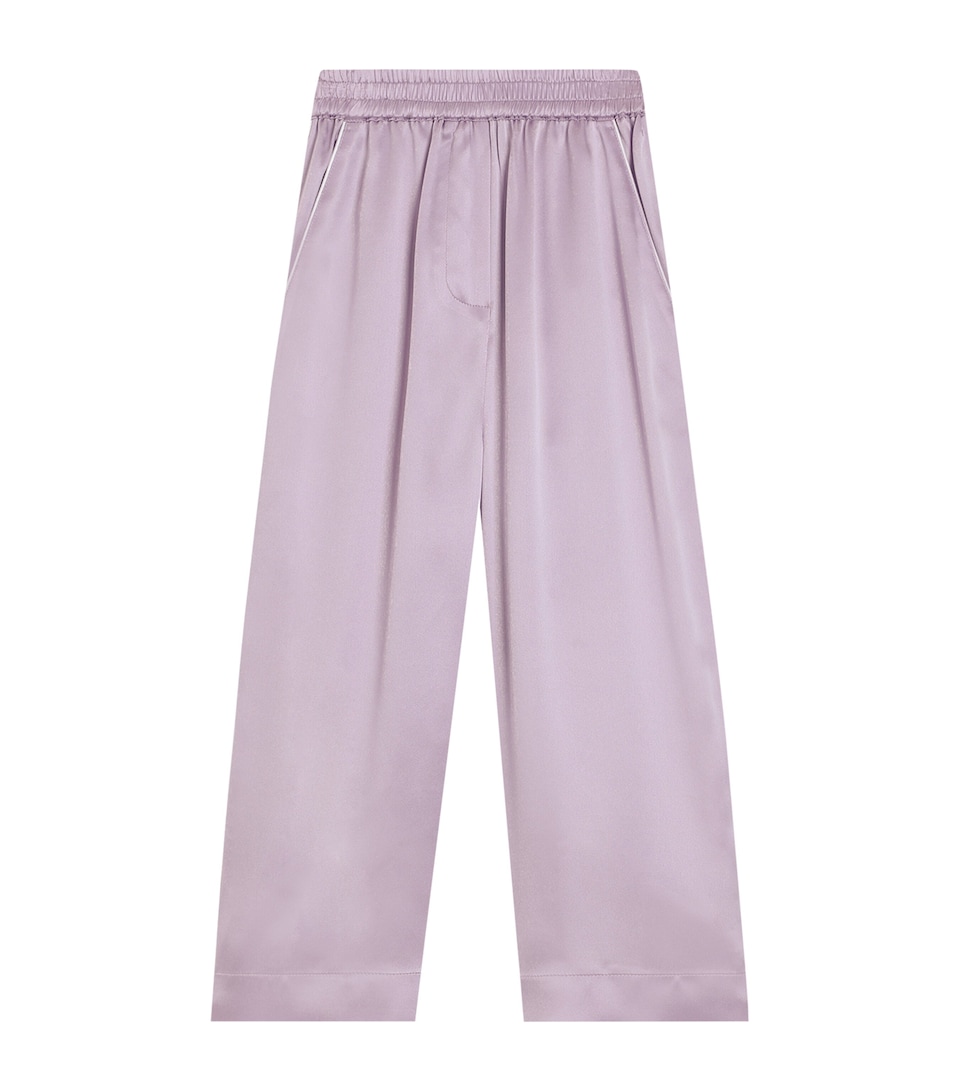 Silk Wide-Leg Trousers (8-12+ Years)