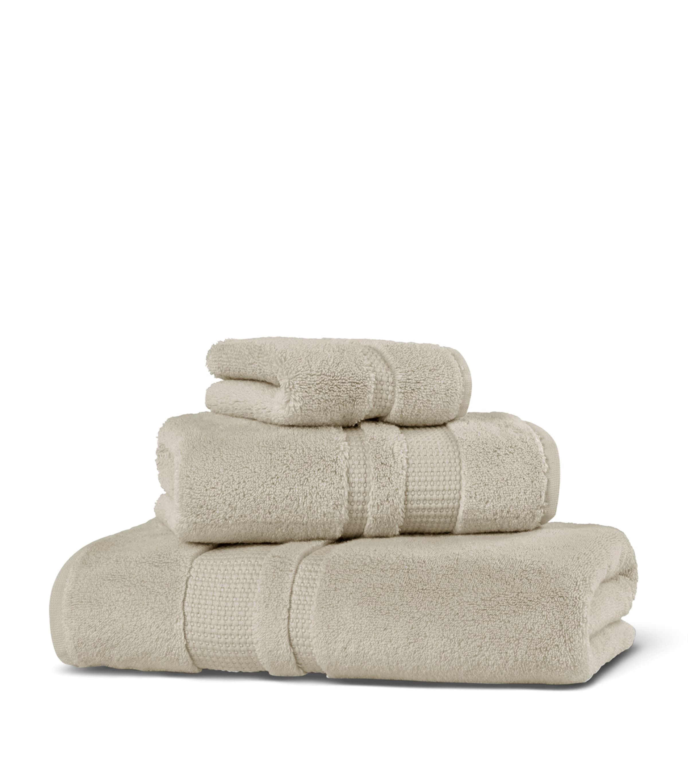 Hamam Cotton Pera Face Cloth (30cm x 40cm) Flax