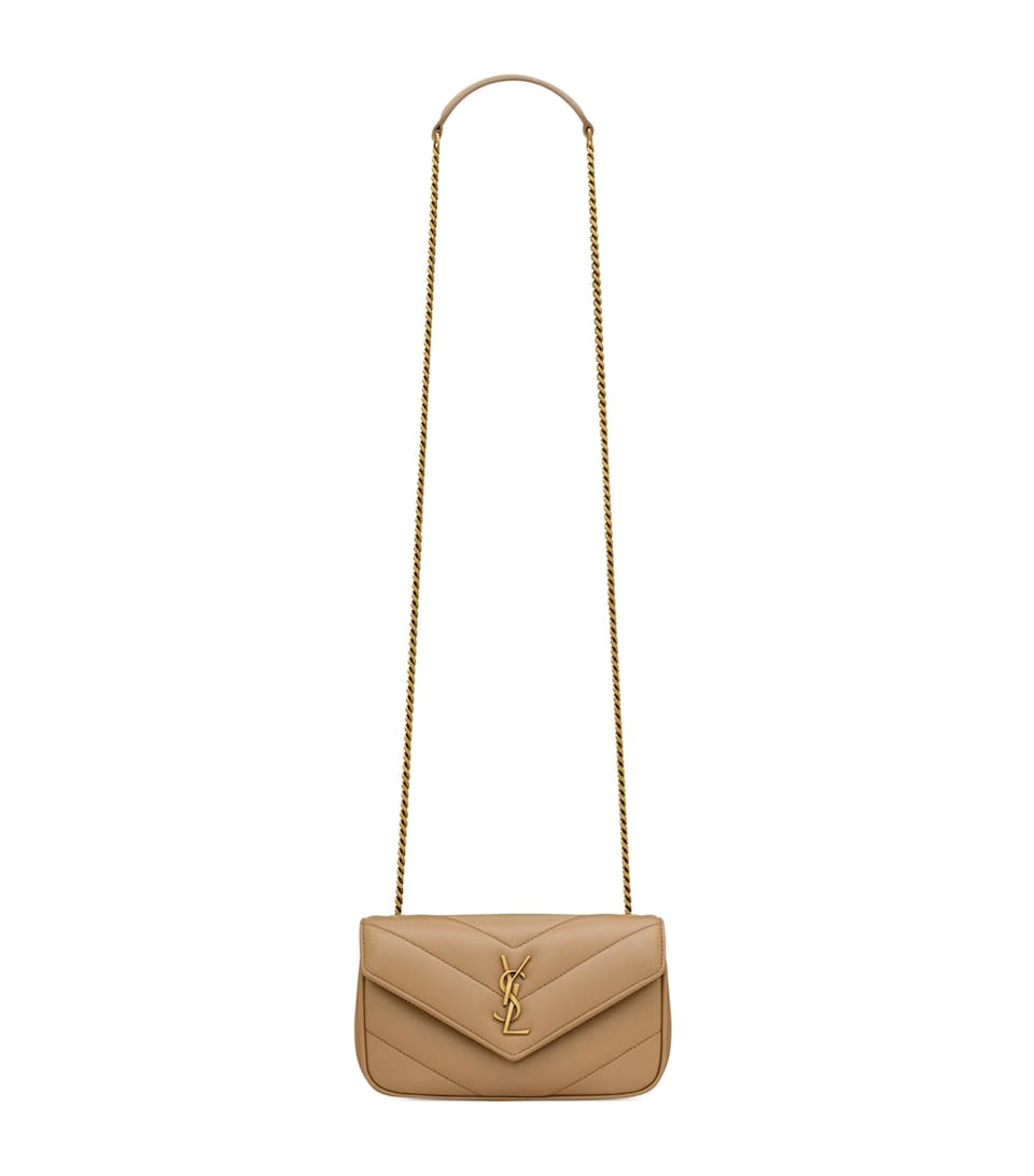 Mini Leather Loulou Shoulder Bag