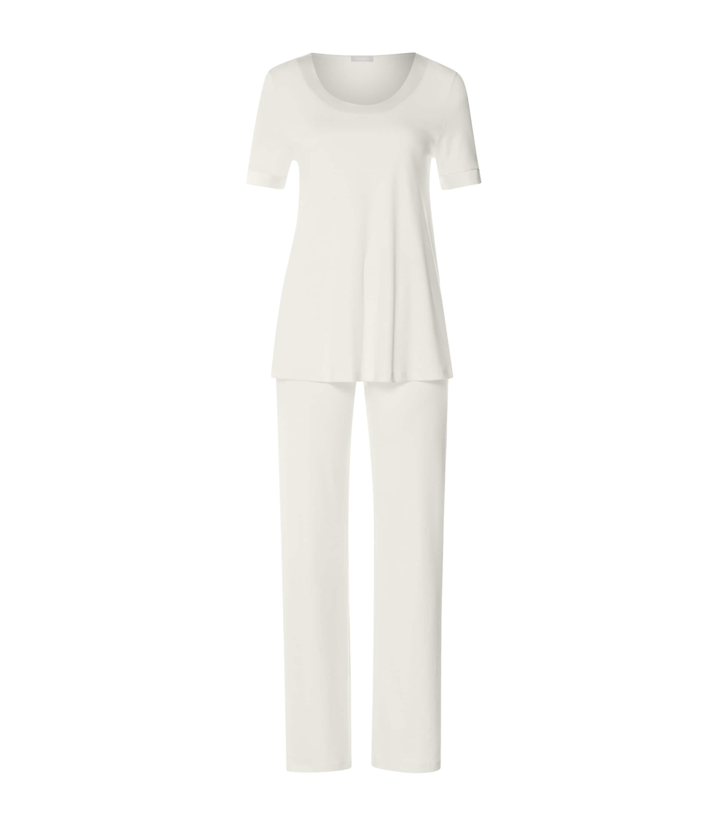 Cotton Satin-Trim Anilla Pyjama Set