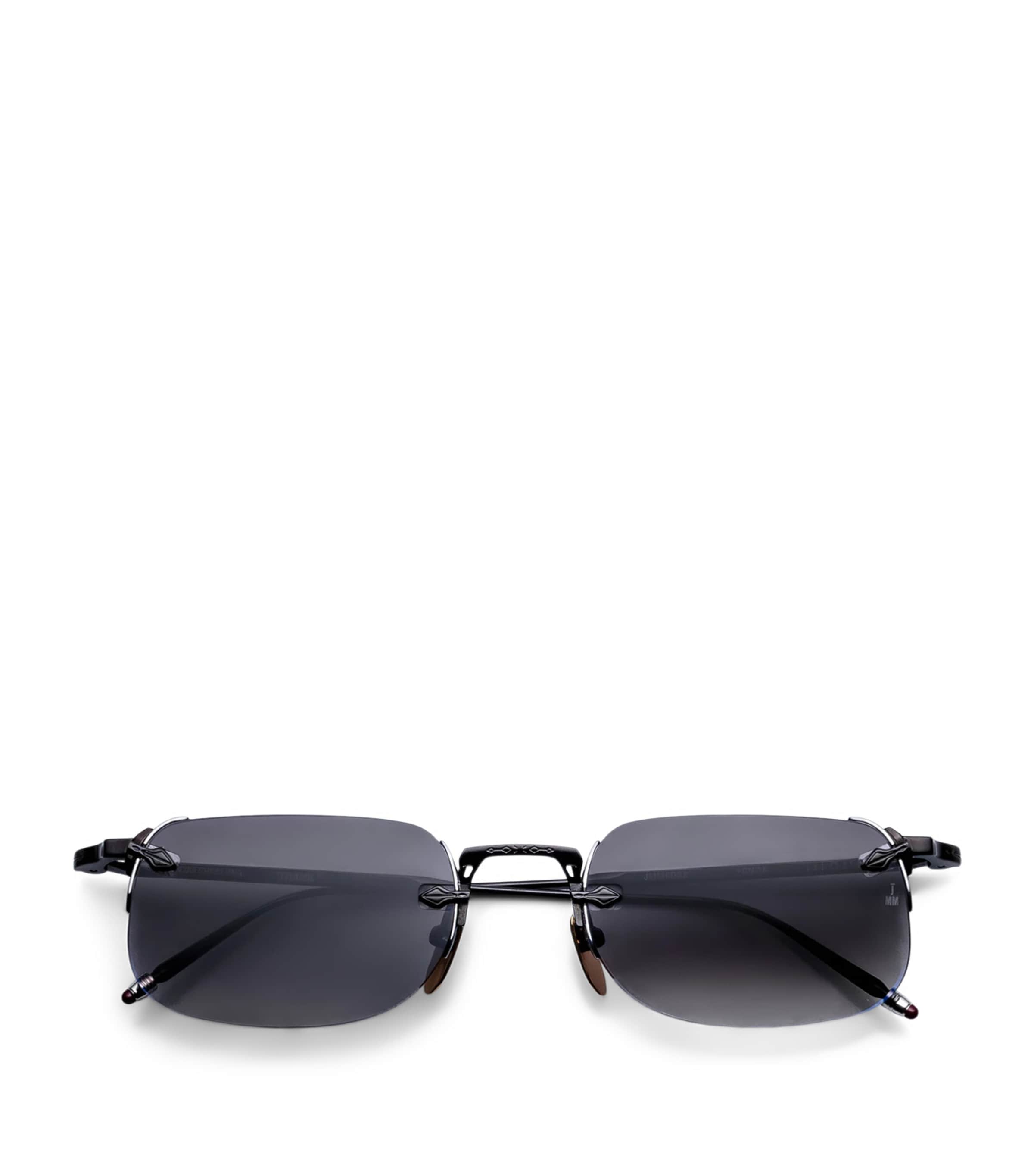 Jacques Marie Mage Titanium Fonda Sunglasses Black