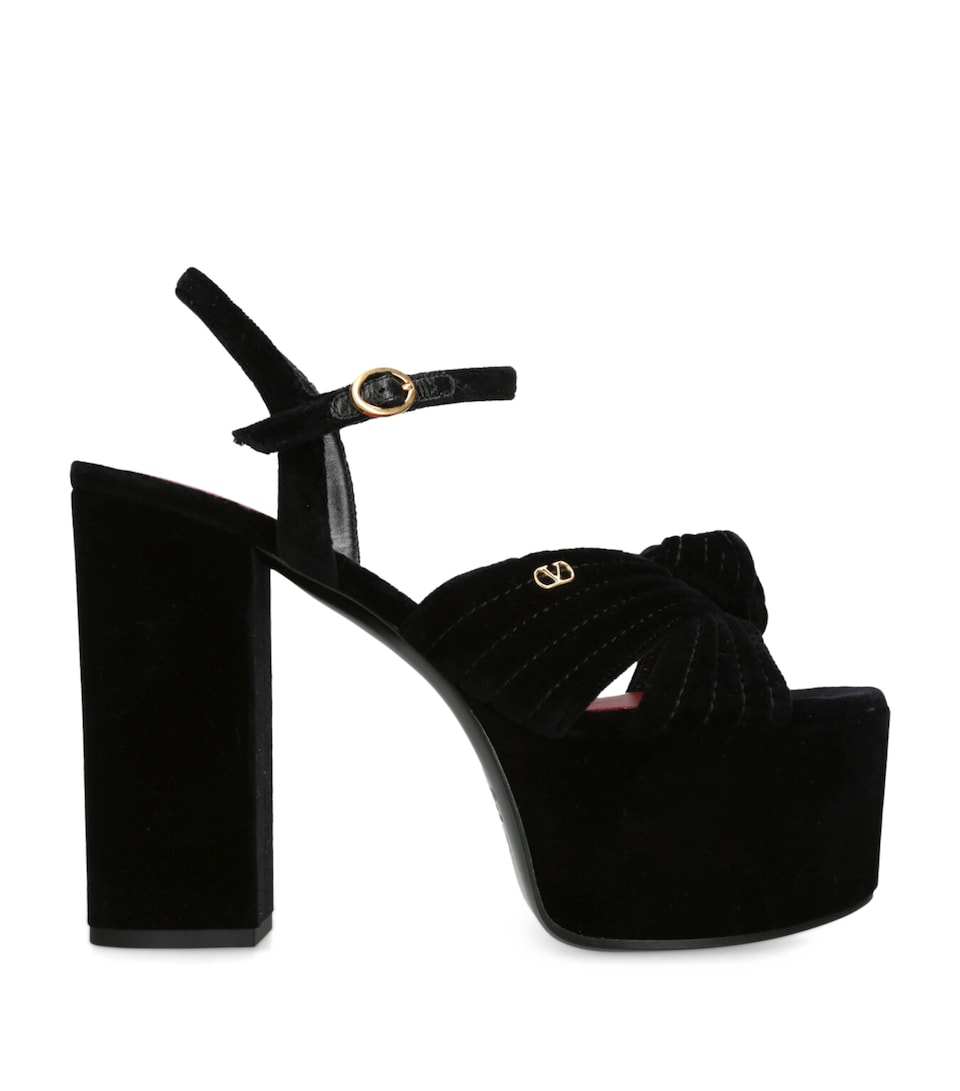 Velvet Crasher Platform Sandals 125