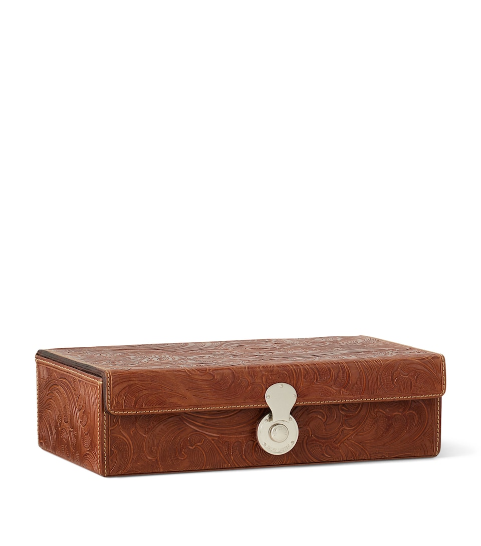 Calfskin Aidan Trinket Box