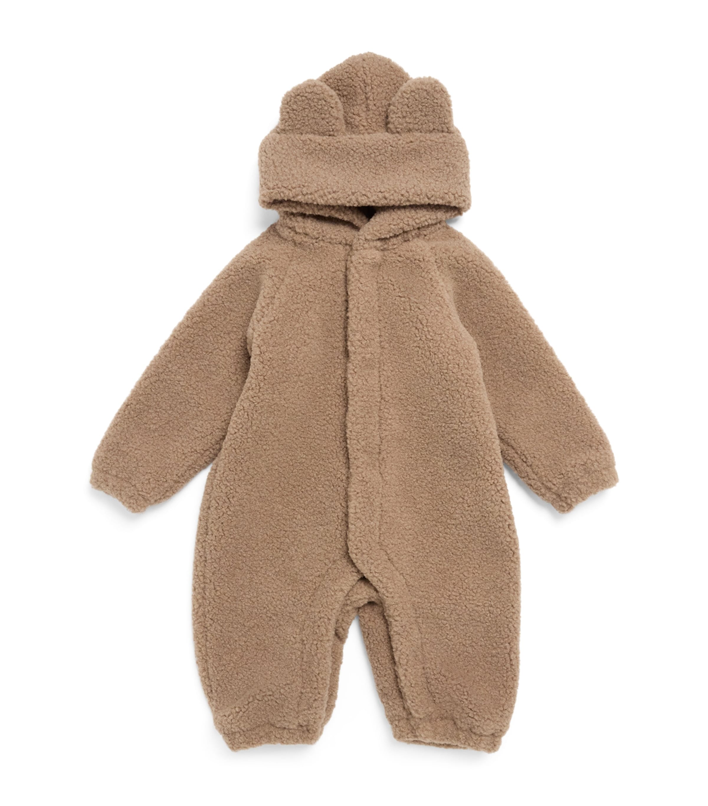 Monnalisa Teddy Bear Playsuit (3-18 Months) Ecru