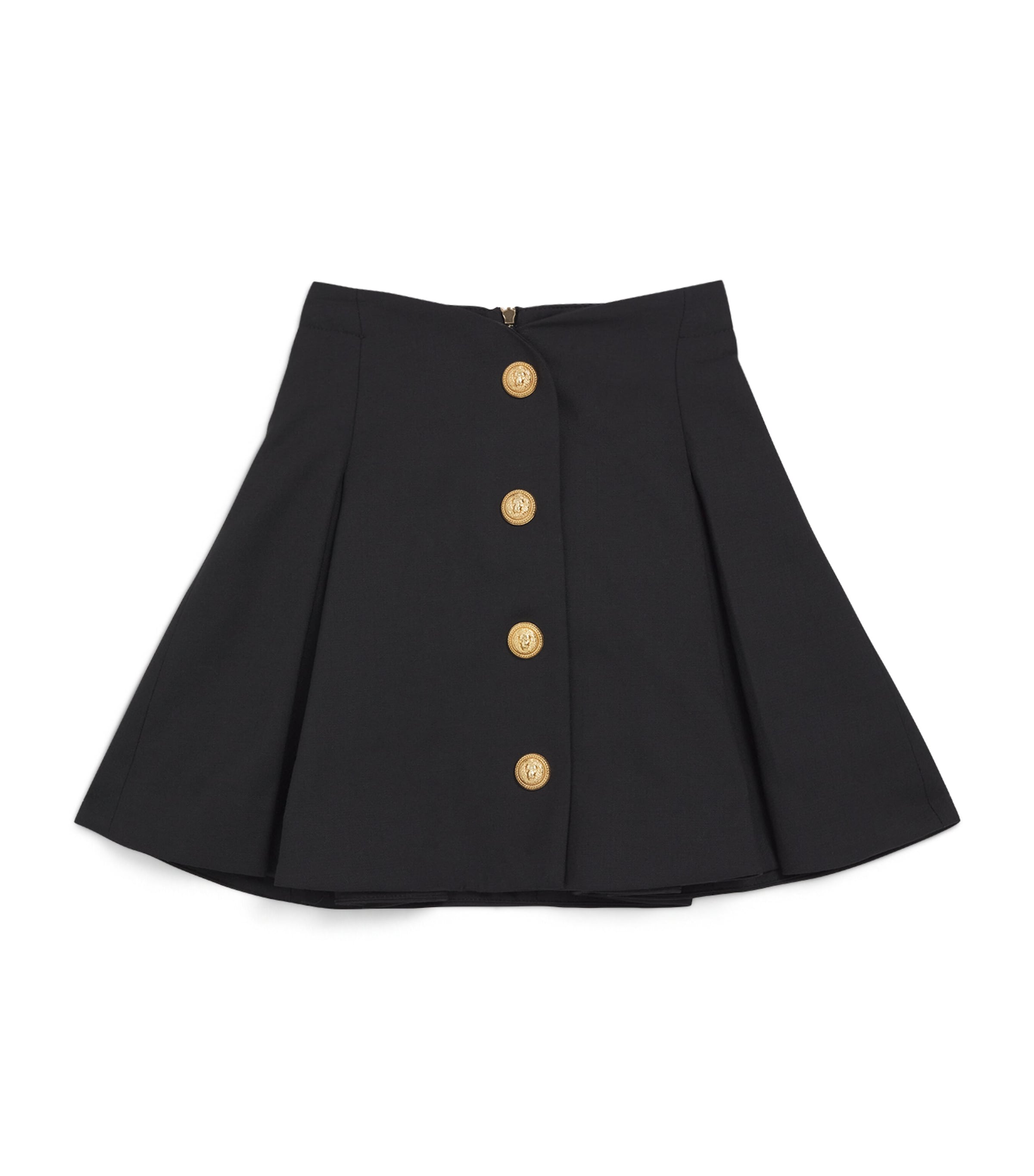 Buttoned Pleated Skirt (4-14 Years)