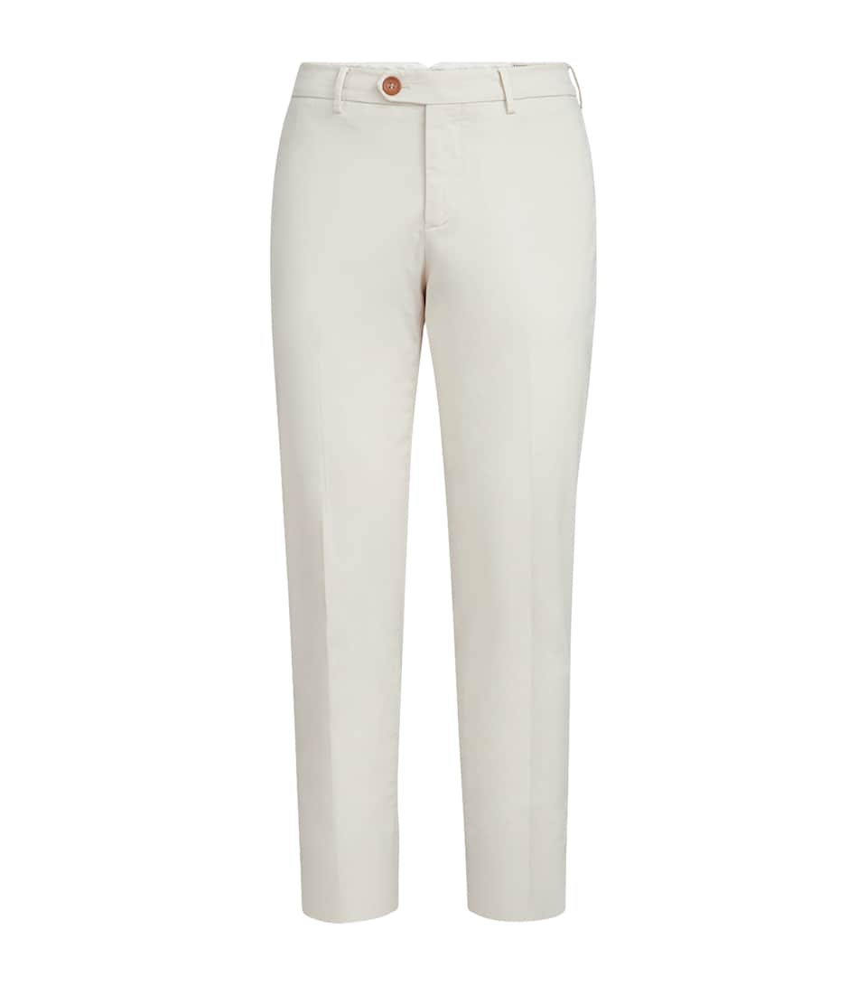 Pima Cotton Comfort Gabardine Trousers
