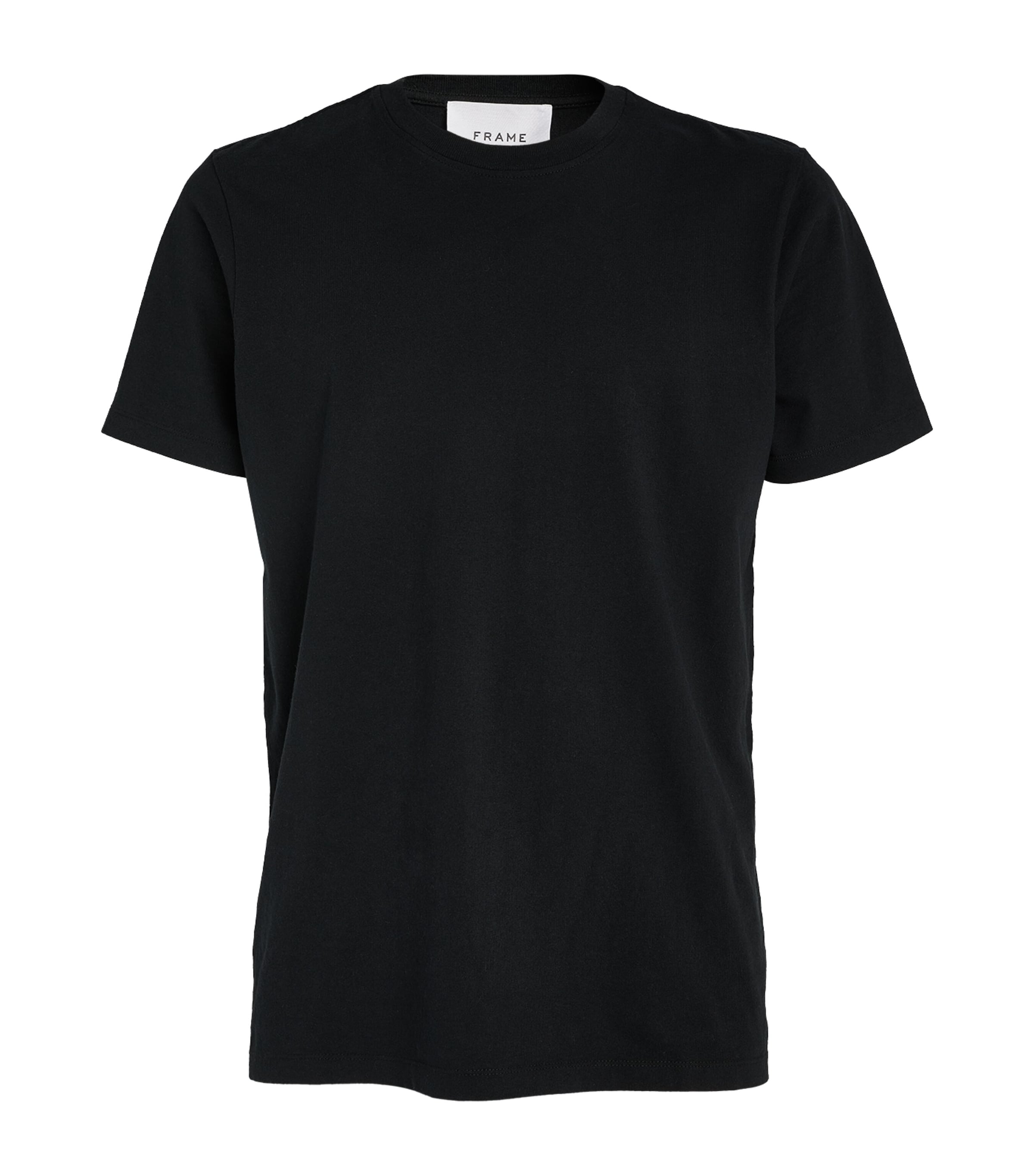 FRAME Mens Cotton T-Shirt Noir