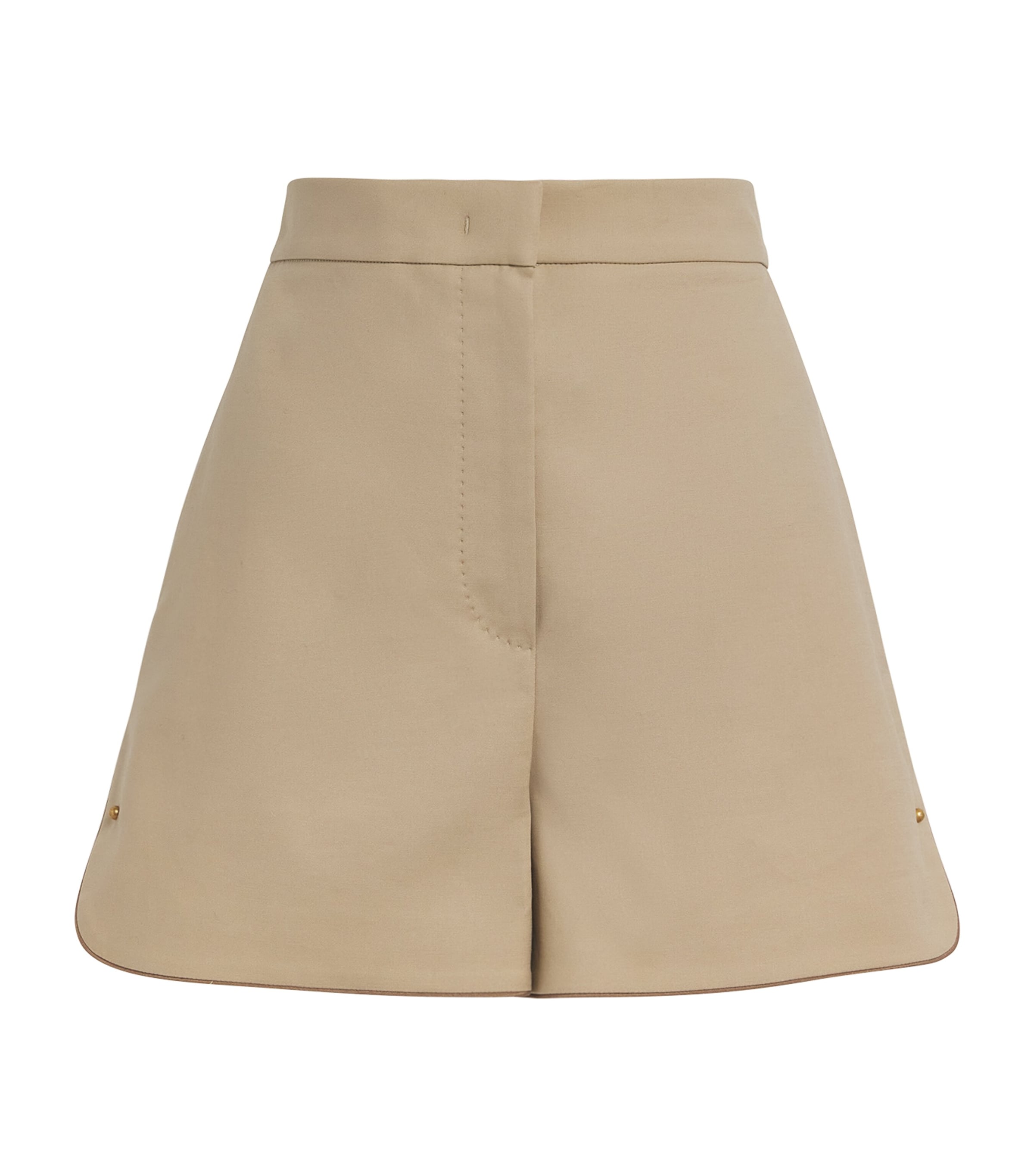 Stretch-Cotton High-Waist Shorts