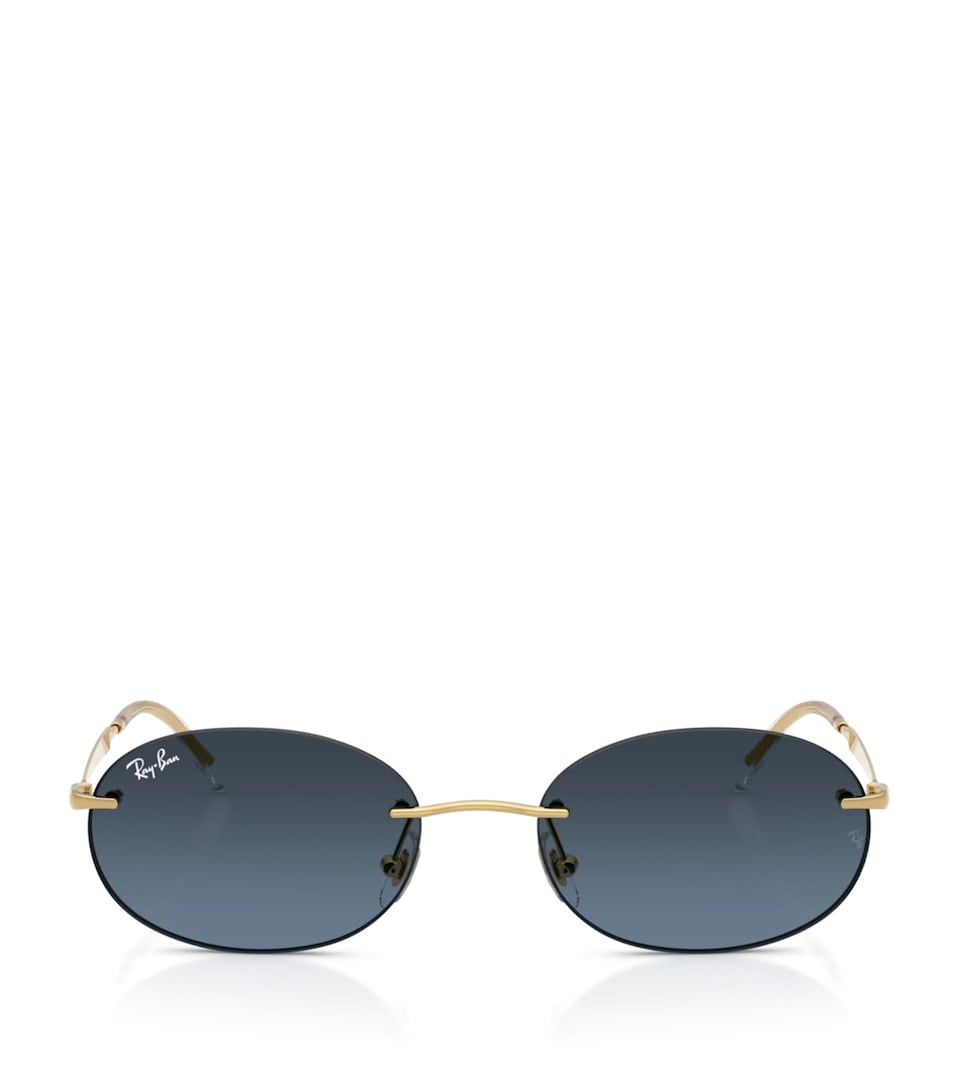RB3767 Metal Oval Sunglasses